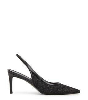 Stuart Weitzman STUART 75 SLINGBACK PUMP BLACK SF438SKOBLK