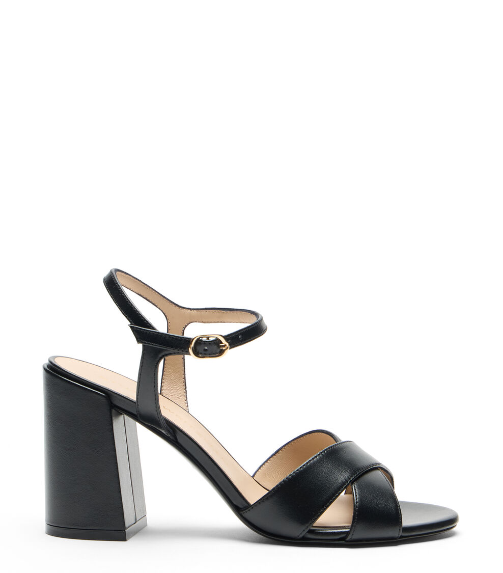 Stuart Weitzman ALYSSA BLOCK 85 BLACK SN791SMOBLK