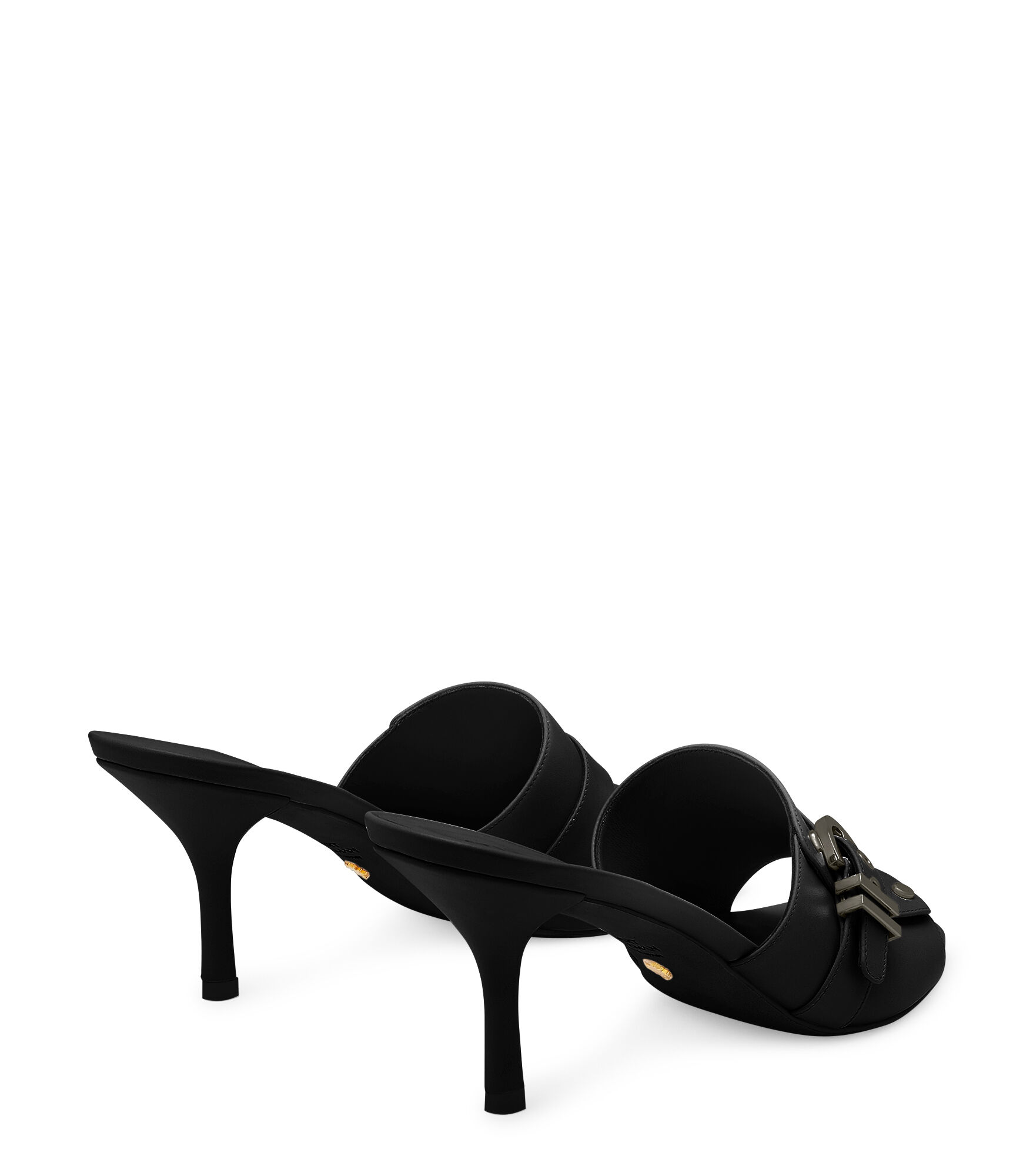 Stuart weitzman black mules sale