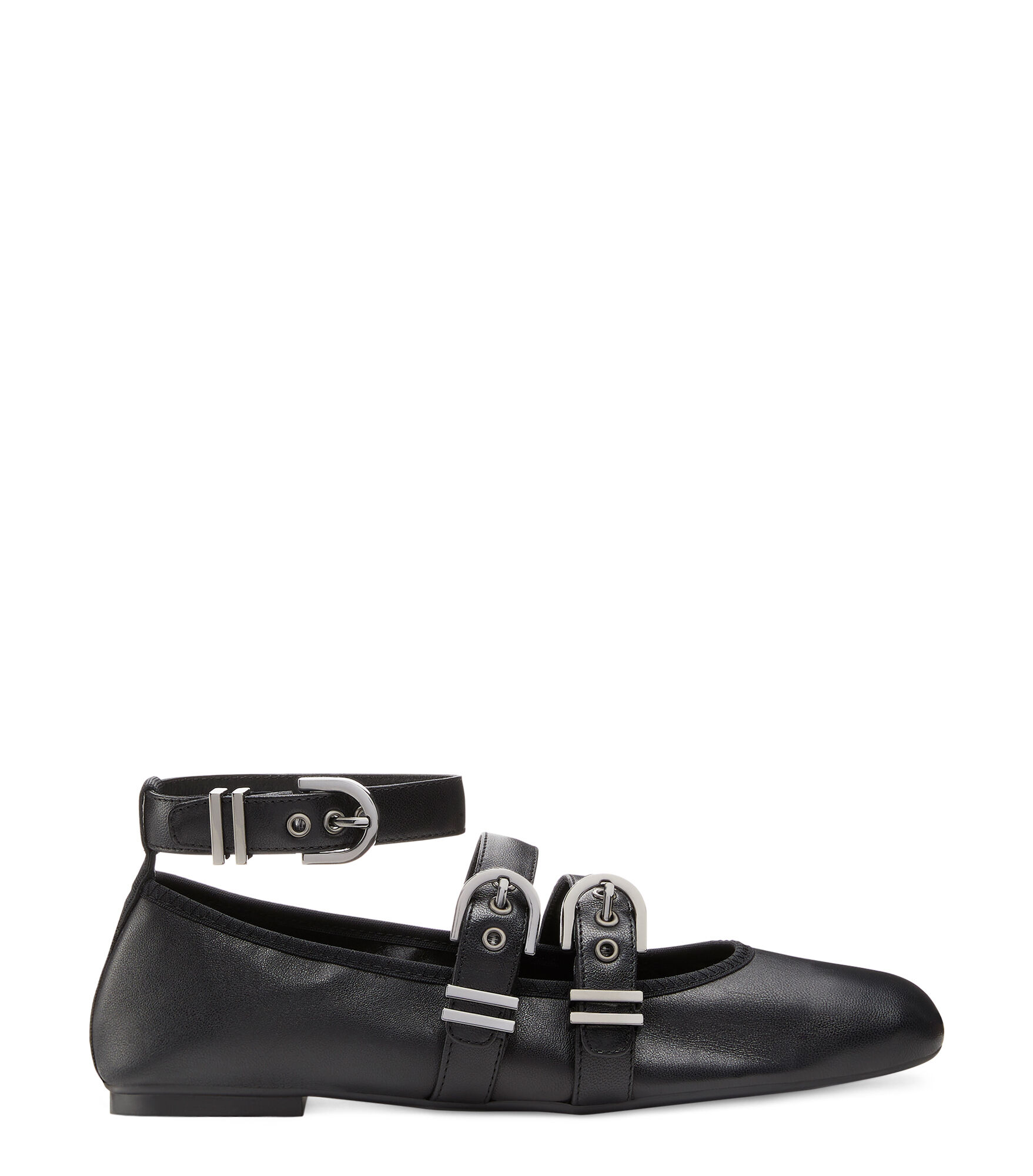 Stuart weitzman hotsell leather ballet flats