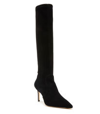 Louis Vuitton LV x YK Silhouette Line Ankle Boots, Black, 34.5