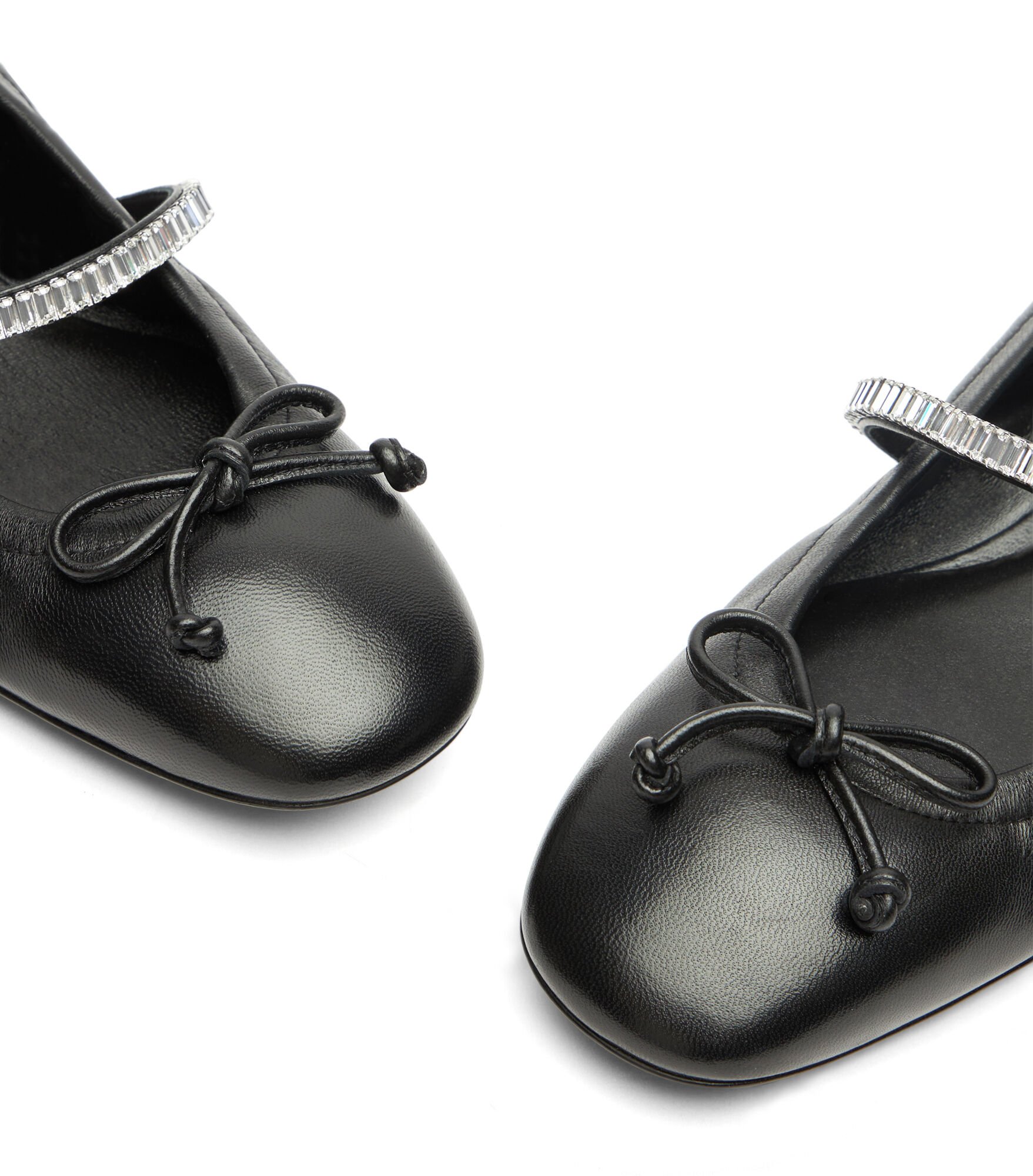 STEFANIE BALLET FLAT in BLACK CLEAR fur Damen Stuart Weitzman