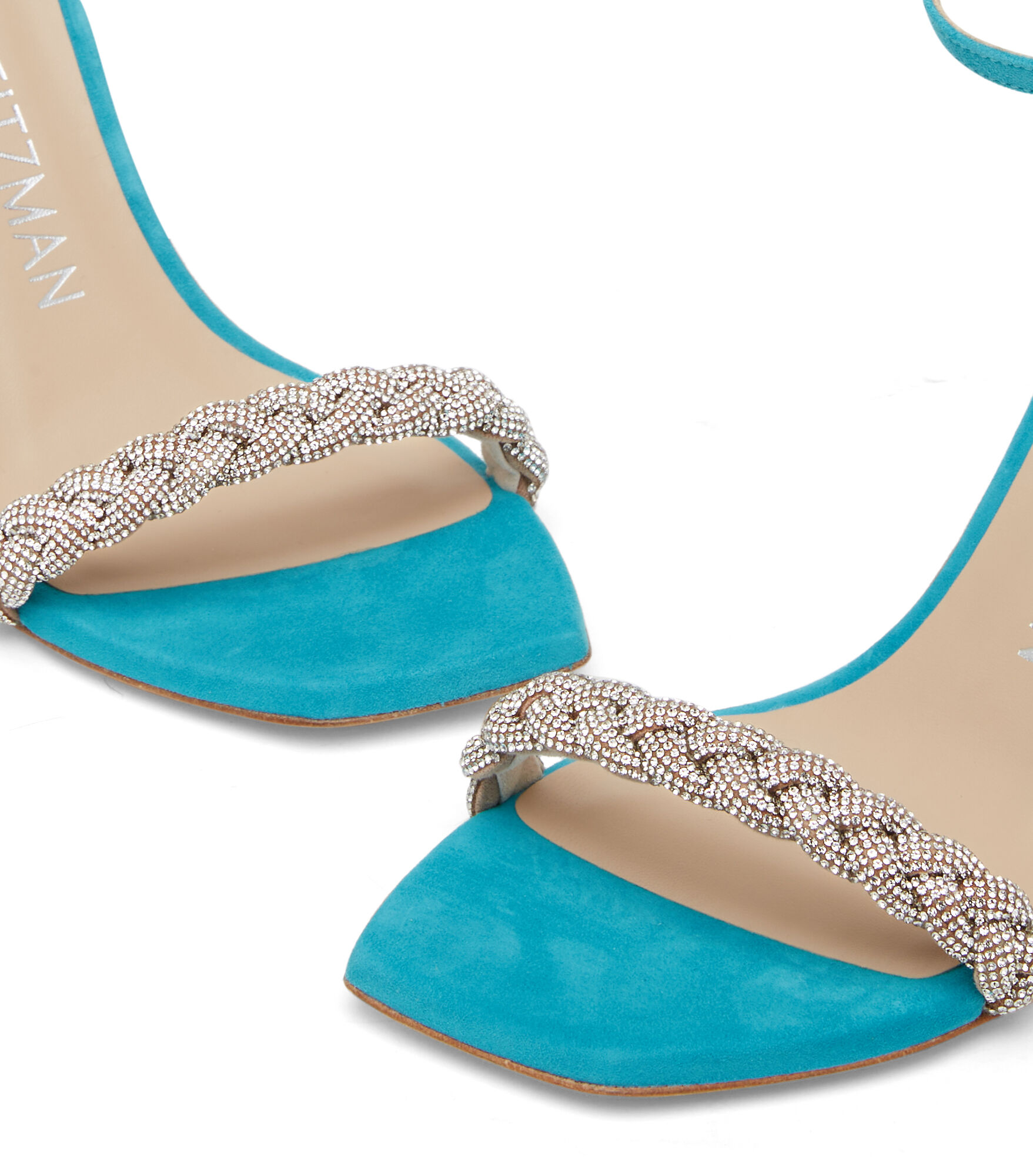 NUDISTCURVE 100 HIGHSHINE SANDAL in CAPRI for Women Stuart Weitzman
