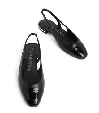 Escarpins Stuart Weitzman Noirs à Bout Pointu - Talons Moyens (~7 Cm) - Taille US 10 (Largeur C) - Neufs Avec Boîte D'Origine