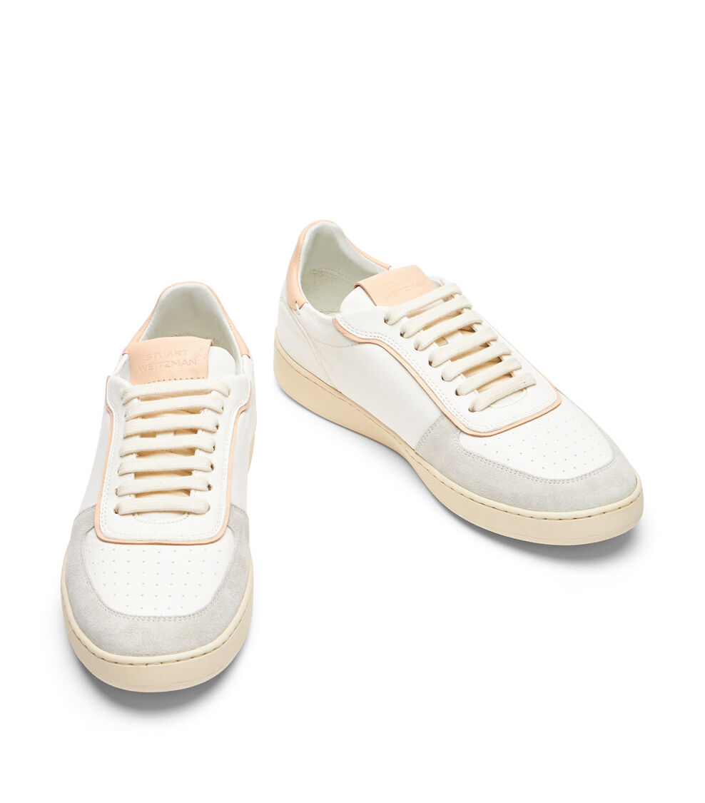 Stuart Weitzman SW DERBY HELL GRAU/WEIß/ROS SI016SNPWYT