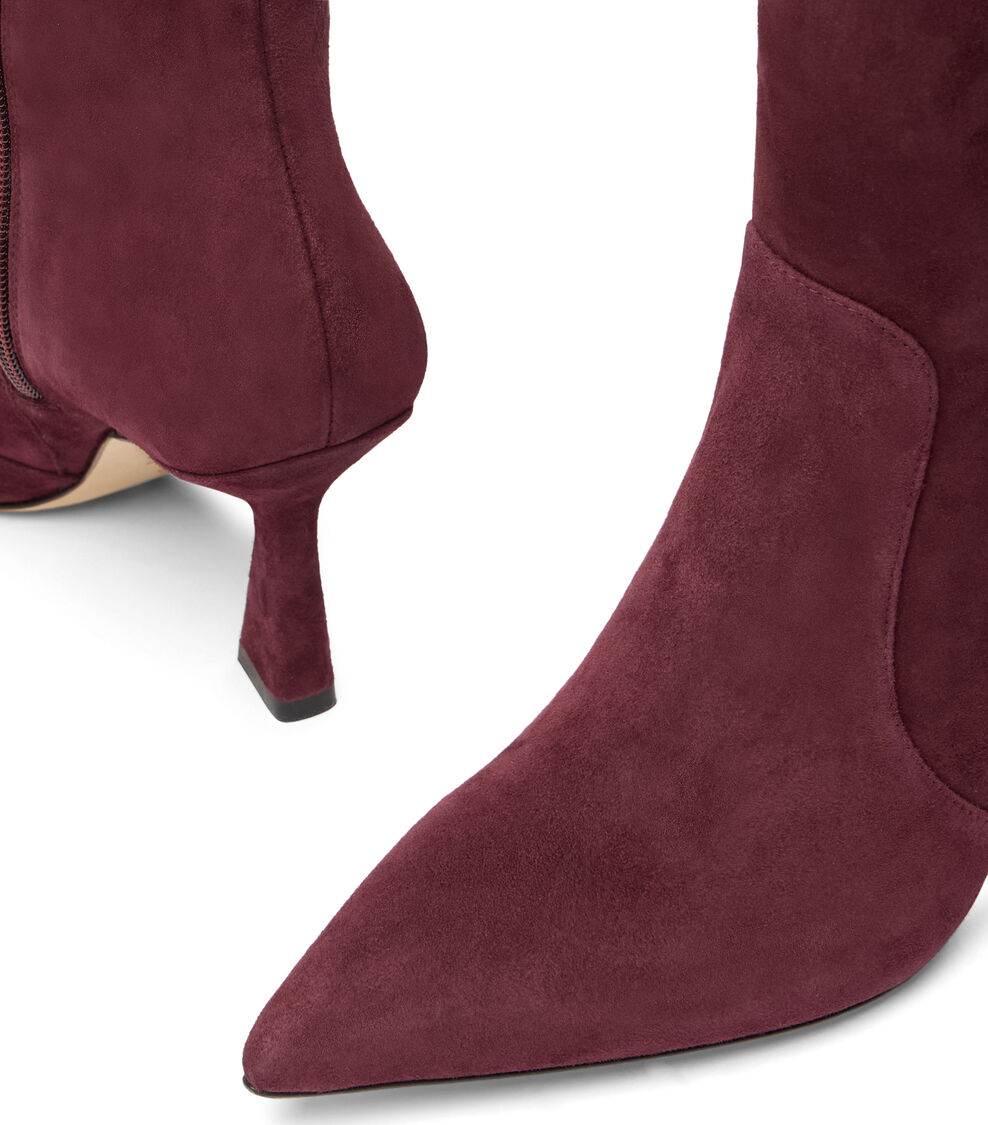 Stuart Weitzman VINNIE ZIP BOOT 85 BOYSENBERRY SM588SUEPY0