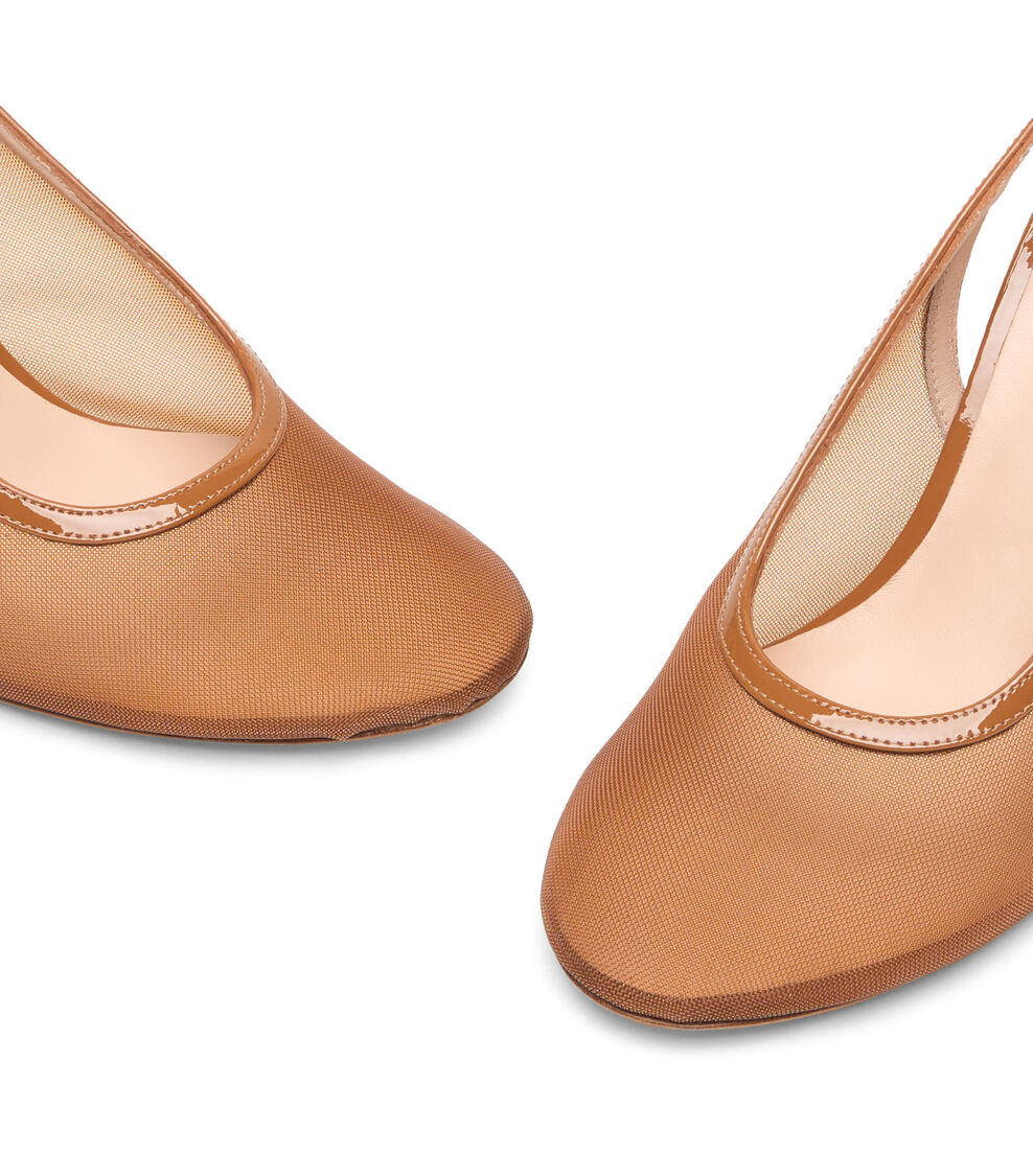 Stuart Weitzman BAREITALL SLINGBACK 85 BOHO TAN SN773MHGYVY