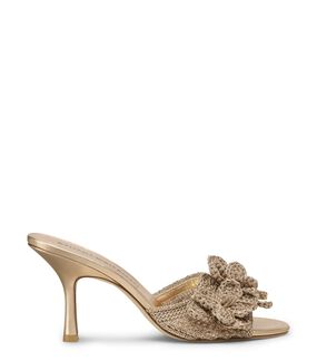 Stuart Weitzman LOTUS SLIDE 85 LIGHT GOLD SN628LCZLIO