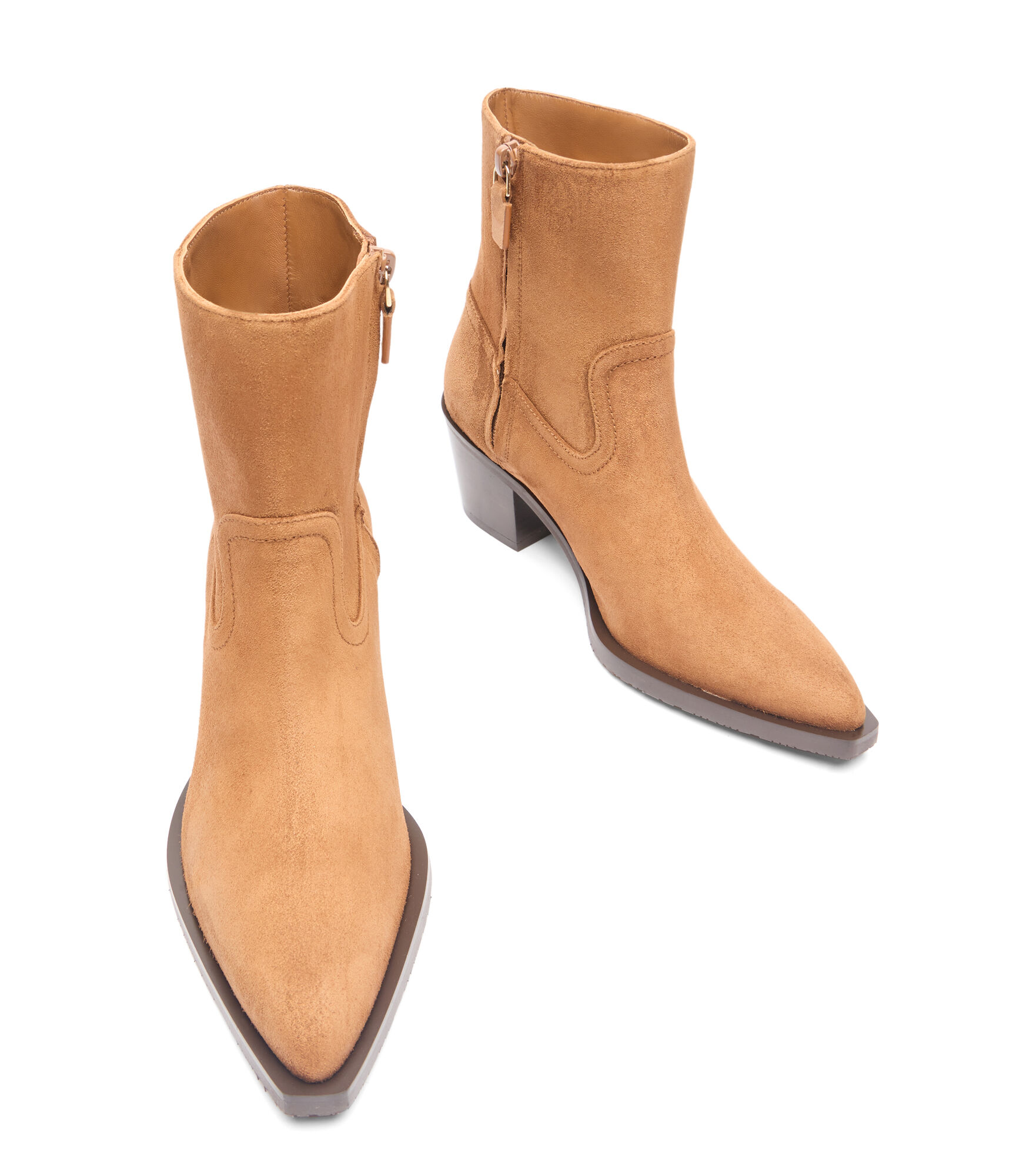 TATE BOOTIE in FOX/DARK BROWN for Women | Stuart Weitzman® UK