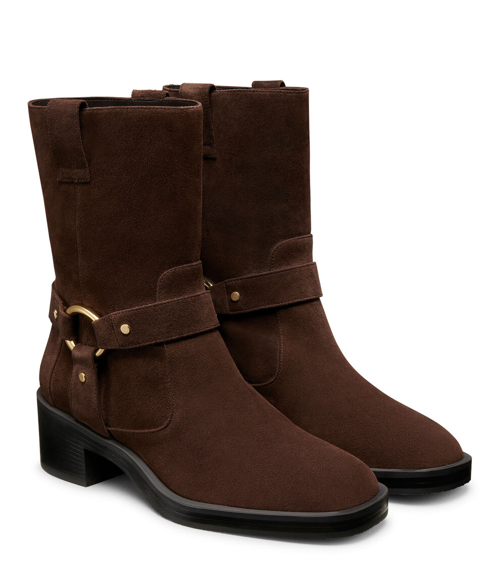 Stuart Weitzman JAX BOOTIE HICKORY SI678SPDLQB