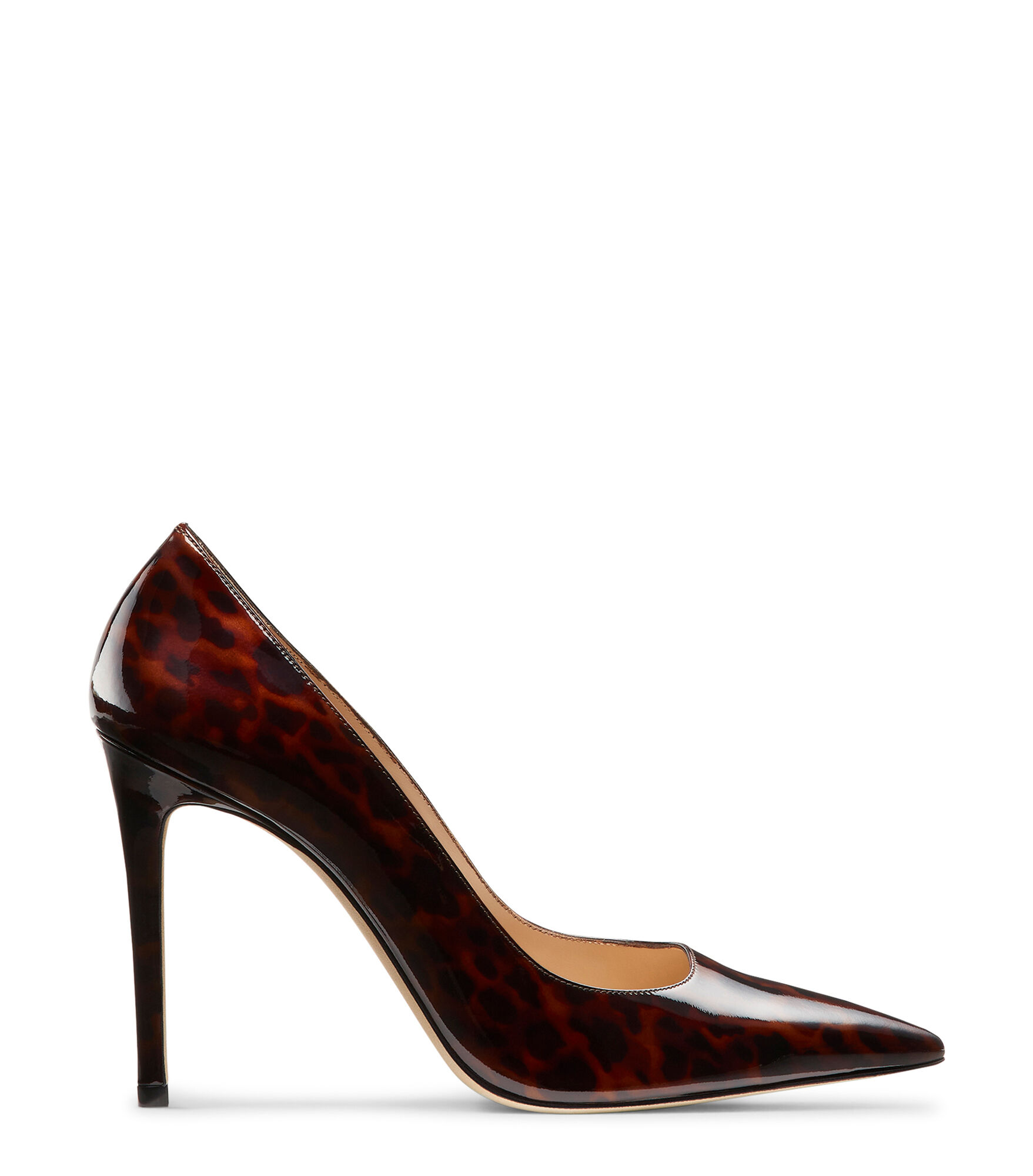 STUART POWER 100 PUMP, ESCARPINS, BRUN FONCÉ, GLOSS TORTOISE - Stuart Weitzman - Modalova