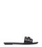 Stuart Weitzman POPPY FLAT SLIDE NOIR/ARGENTÉ/GRIS SK105SYPXN0