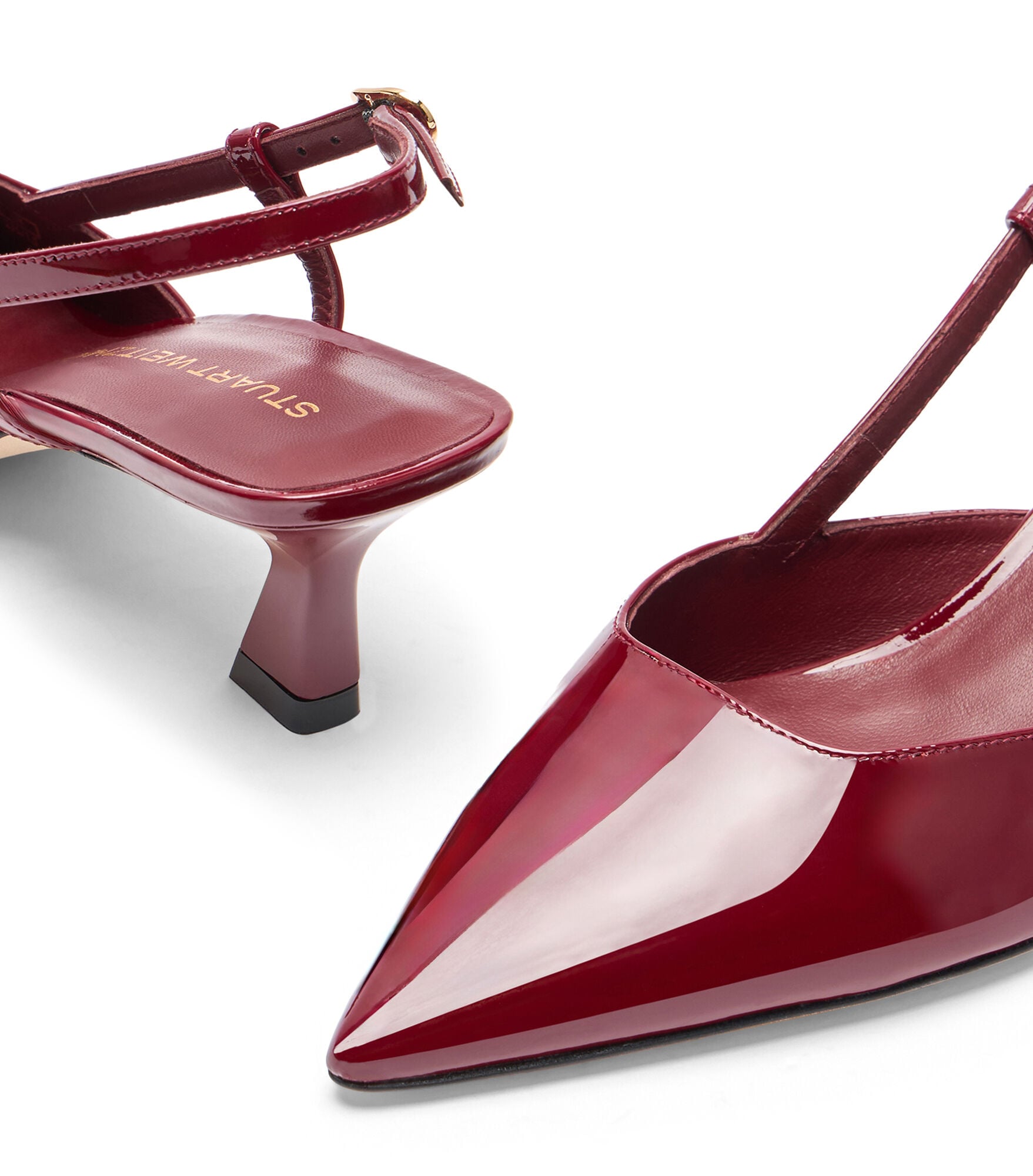 VINNIE 50 SLINGBACK in ROSEWOOD for Women | Stuart Weitzman®
