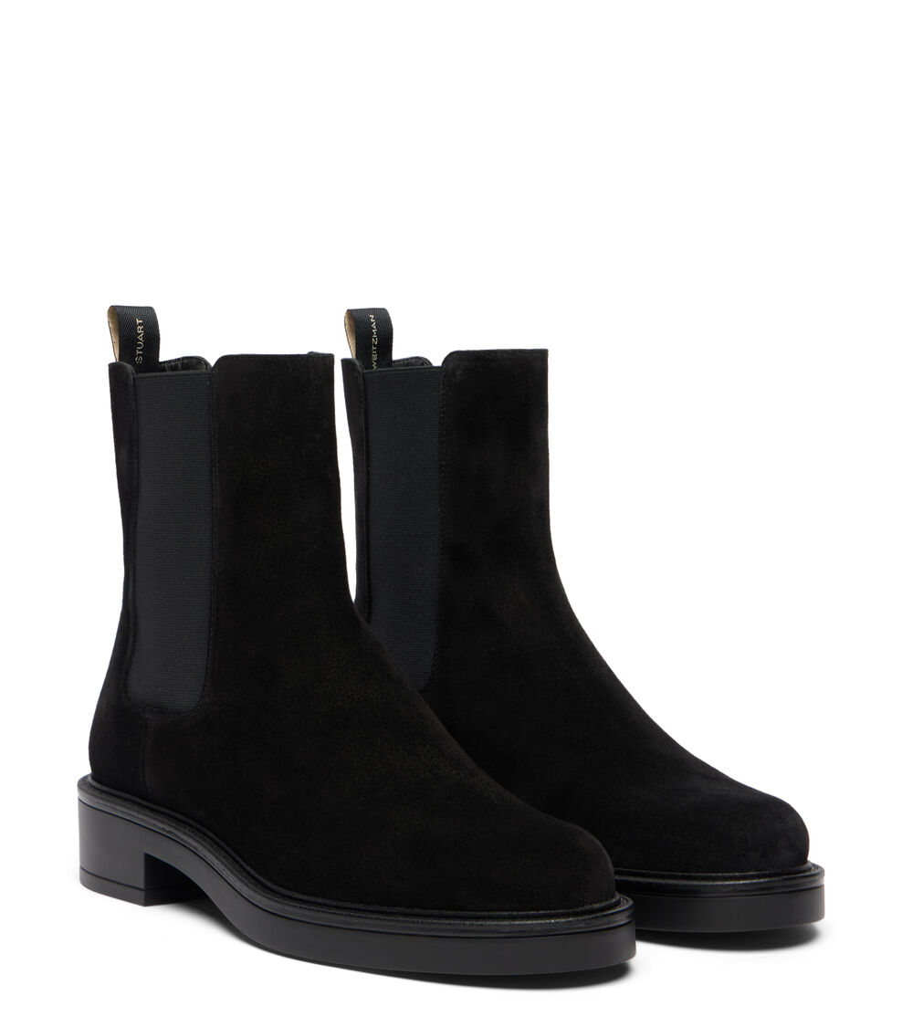 Stuart Weitzman CELIA CHELSEA BOOTIE BLACK SM394SPDBLK