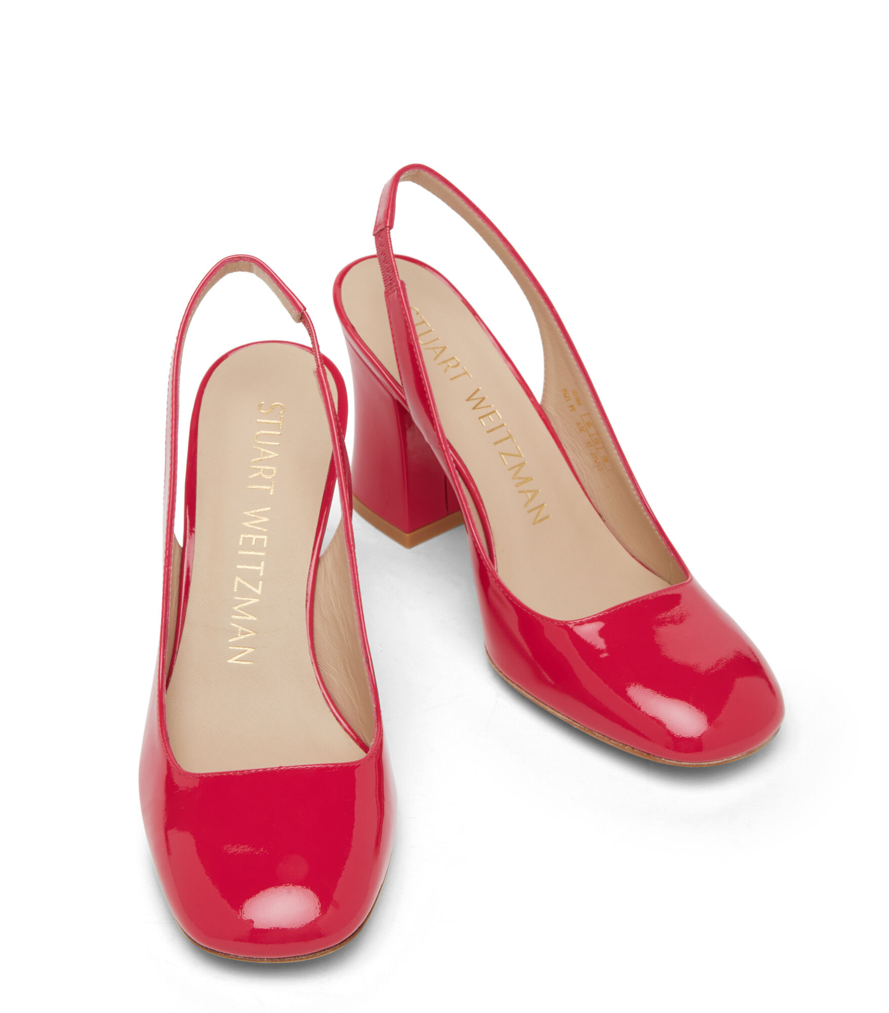 CURVEBLOCK 85 SLINGBACK PUMP in AZALEA for Women | Stuart Weitzman®