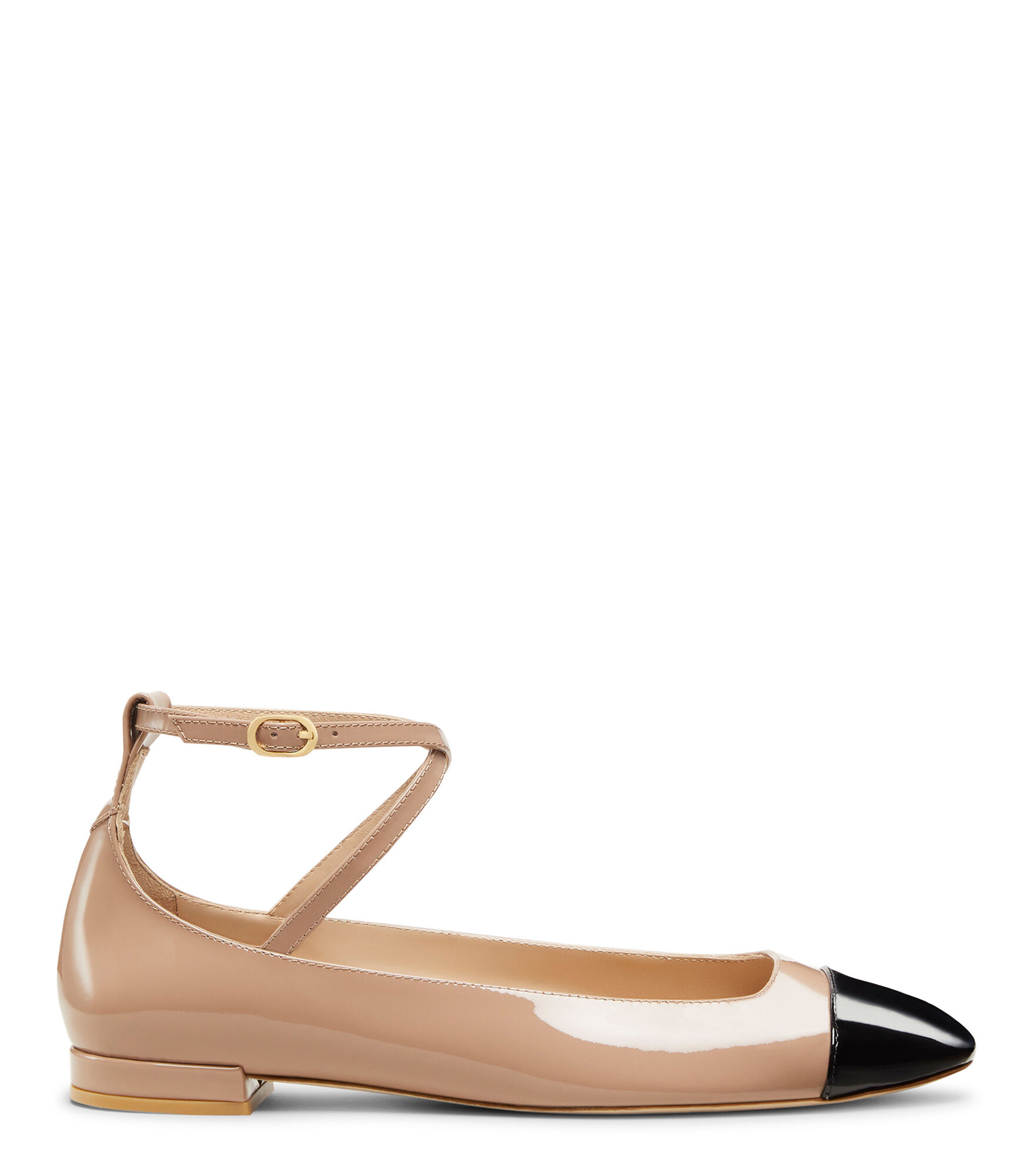 EDEN STRAP FLAT, Last chance, /, CUIR VERNIS - Stuart Weitzman - Modalova