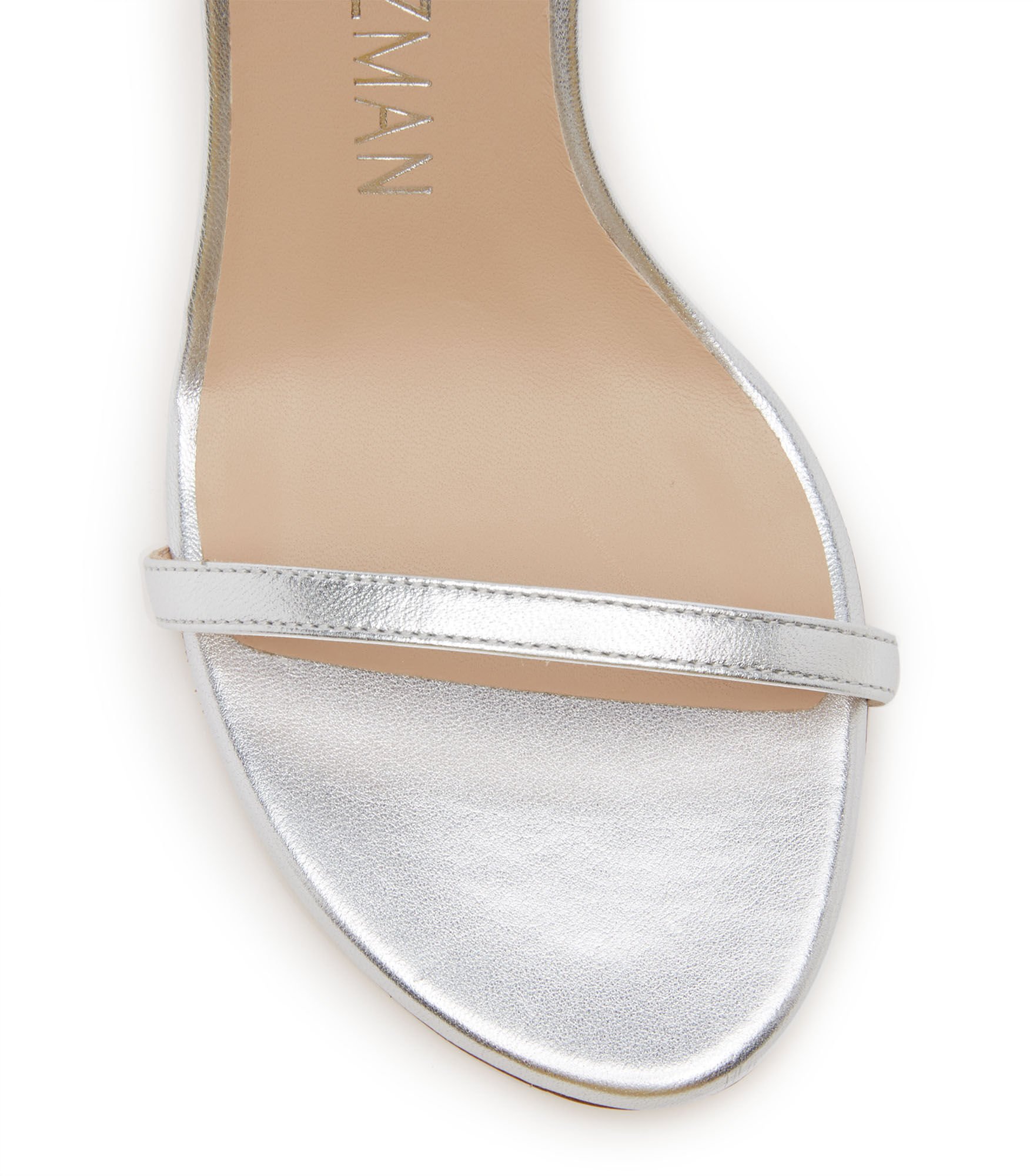 BARELYNUDE 100 WRAP SANDAL in SILVER for Women Stuart Weitzman