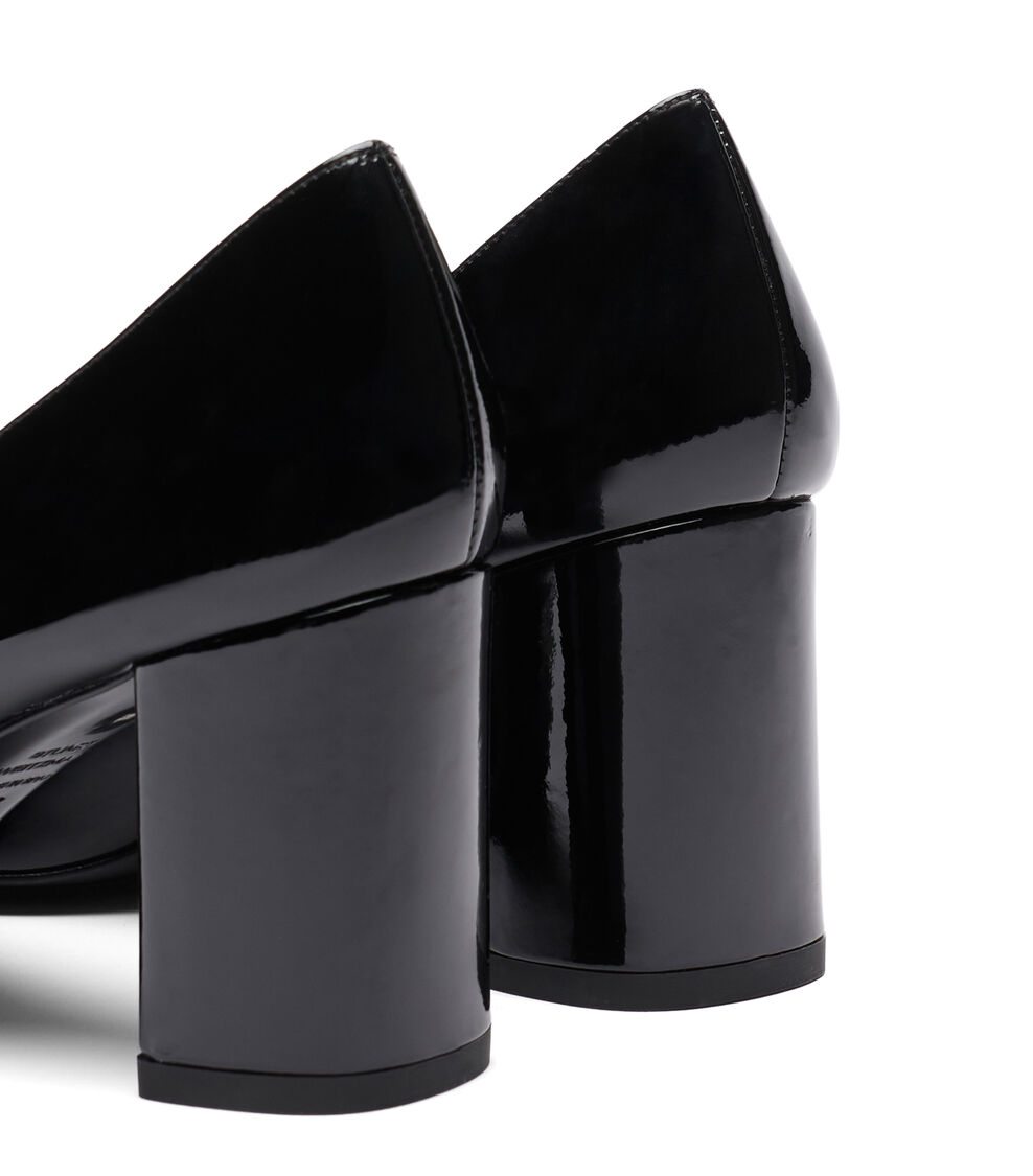 Stuart Weitzman STUART POWER BLOCK 75 BLACK SK342PATBLK