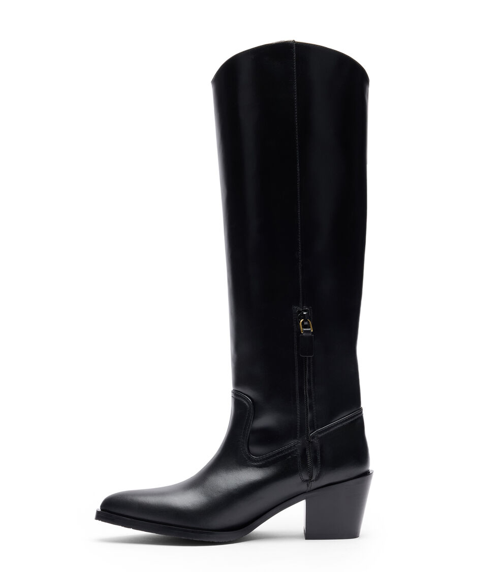 Stuart Weitzman TATE BOOT BLACK SK189HETBLK