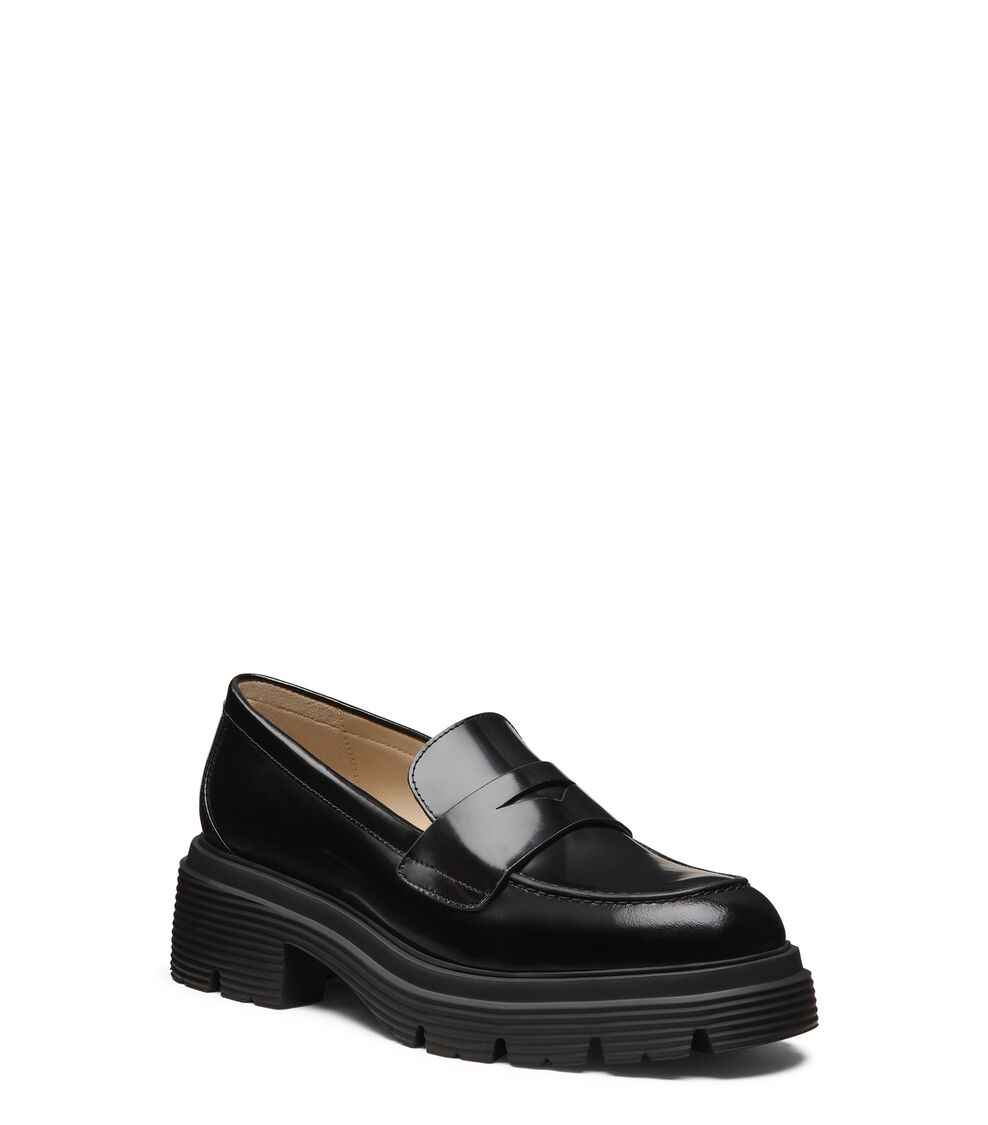 Stuart Weitzman HUDSON LITE LOAFER BLACK SM555APSBLK