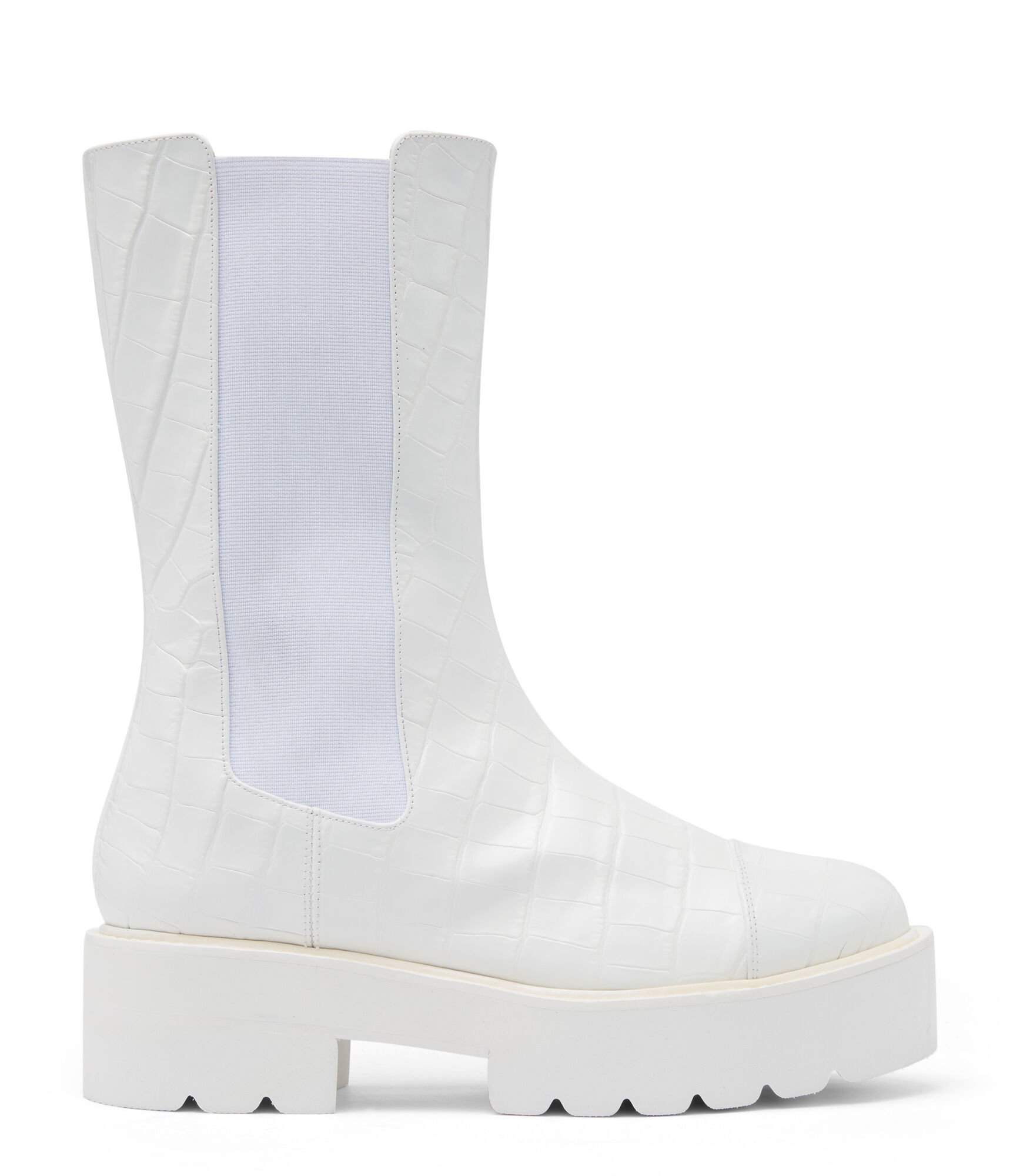 Stuart weitzman white boot hot sale