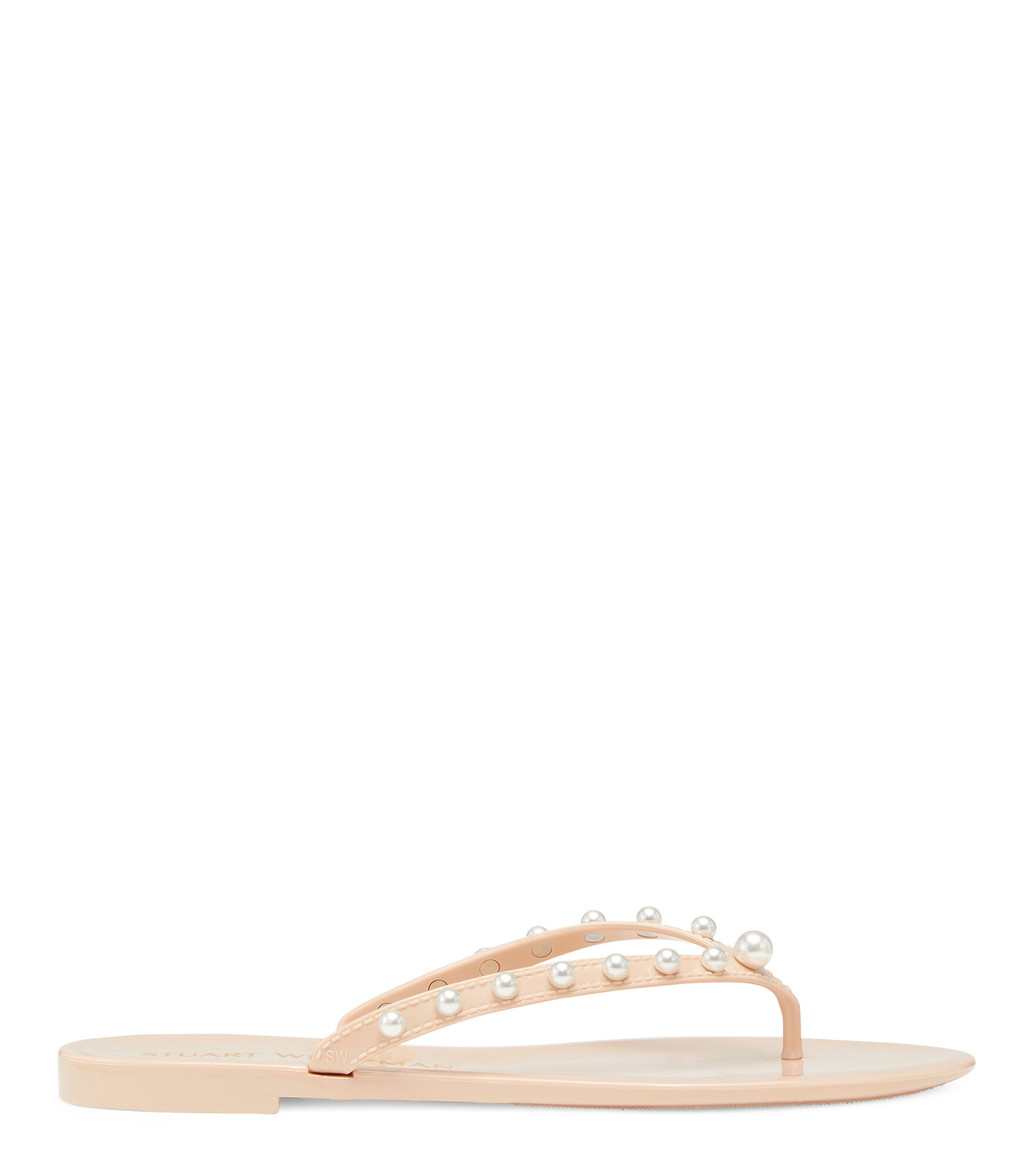 GOLDIE JELLY FLIP FLOP in POUDRE for Women Stuart Weitzman