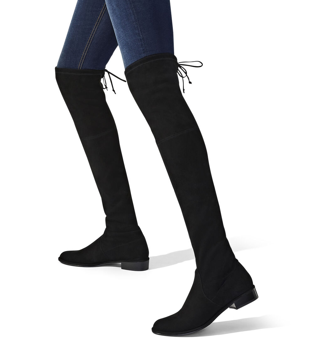 Stuart Weitzman LOWLAND SCHWARZ S2167SUSBLK