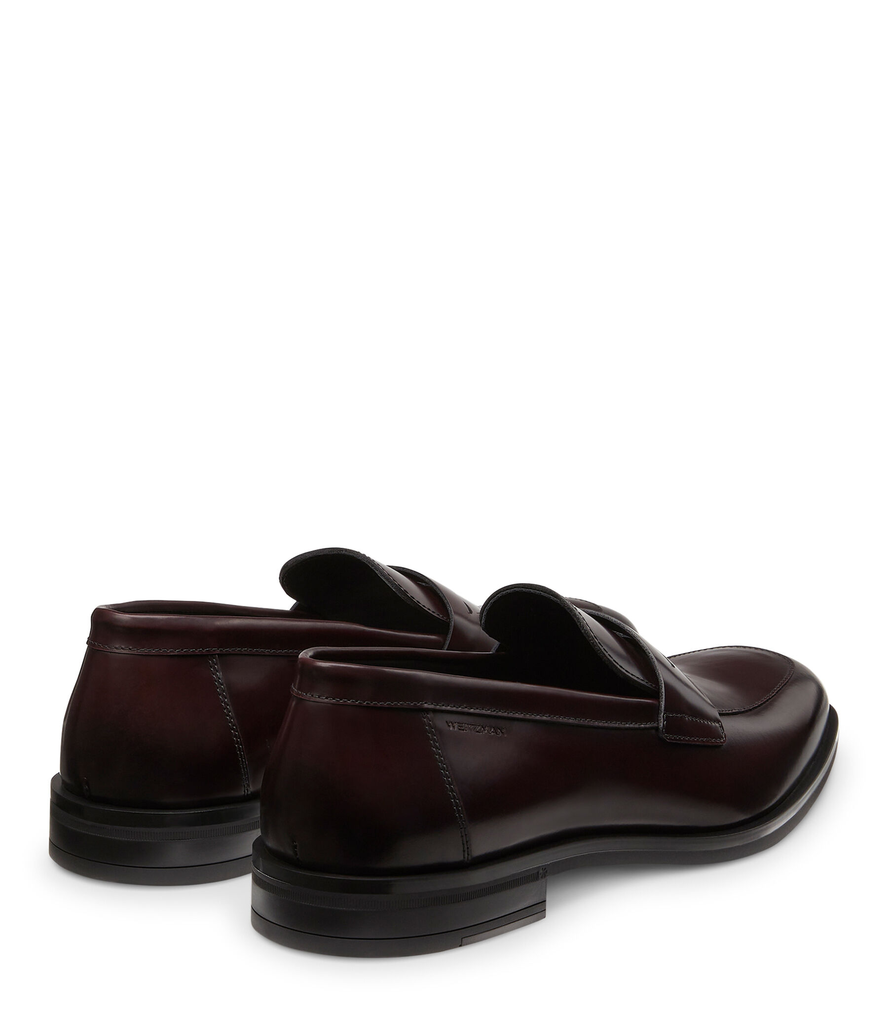 SW CLUB CLASSIC PENNY LOAFER in BURGUNDY for Women | Stuart Weitzman®