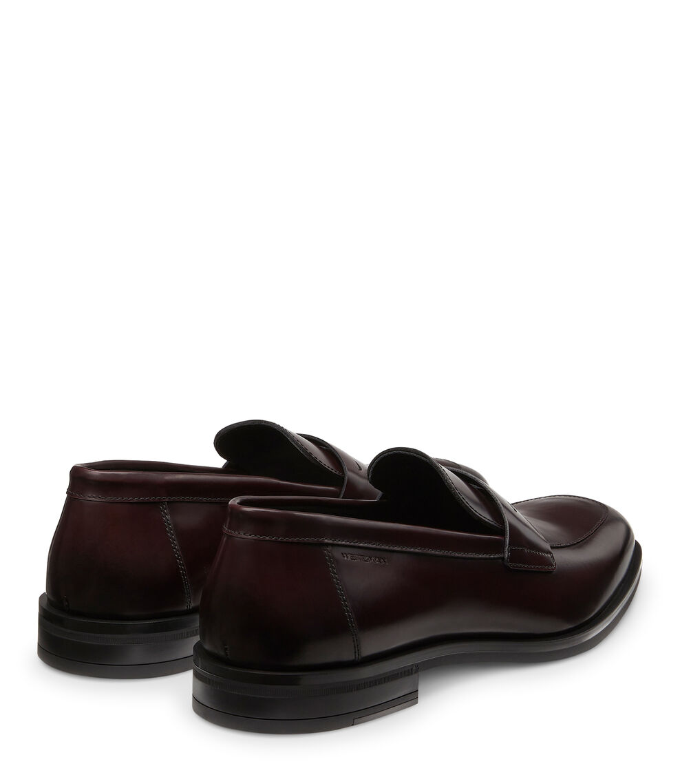 Stuart Weitzman SW CLUB CLASSIC PENNY LOAFER BURGUNDY SI148BRCF3X