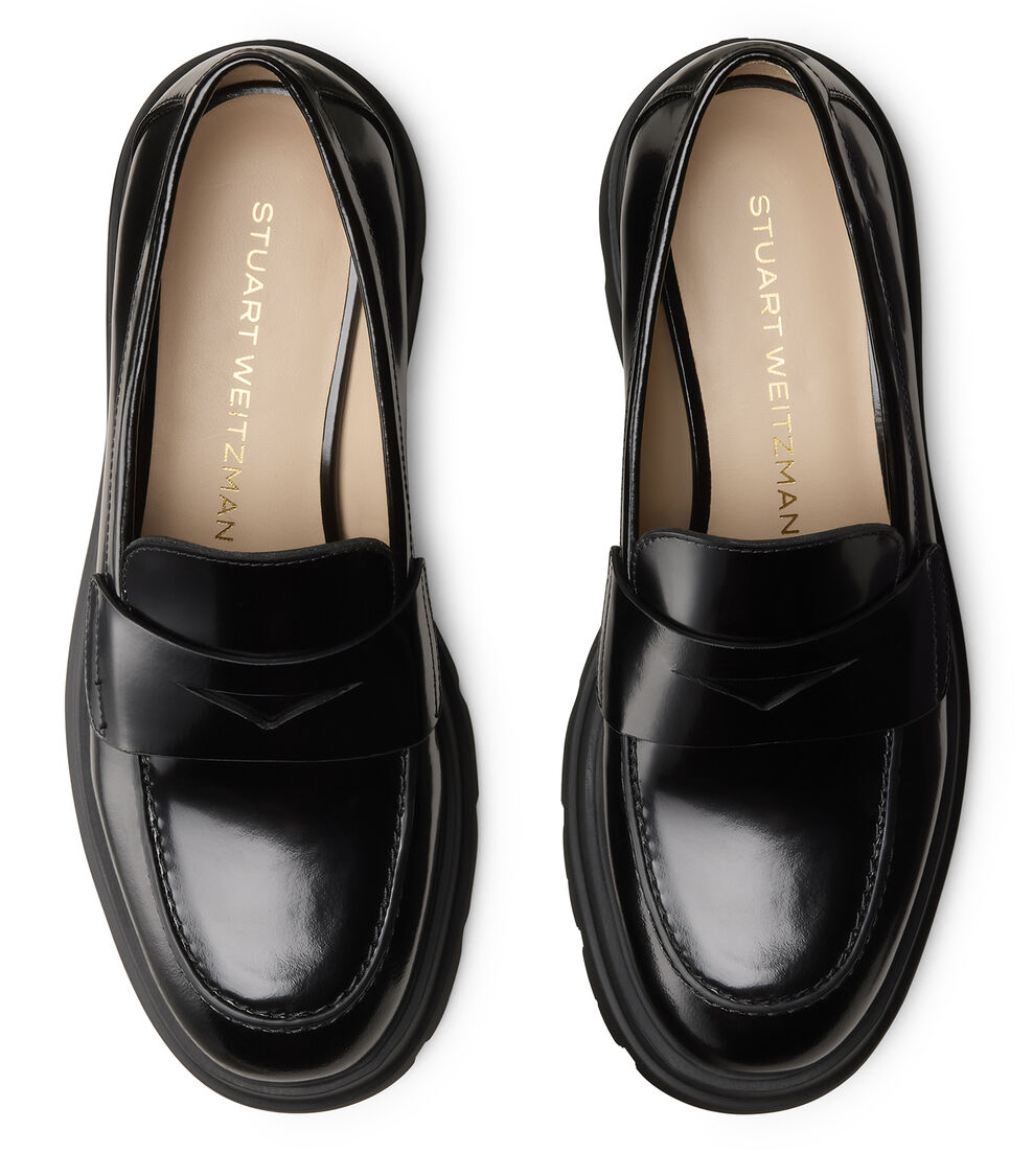 Stuart Weitzman HUDSON LITE LOAFER BLACK SM555APSBLK