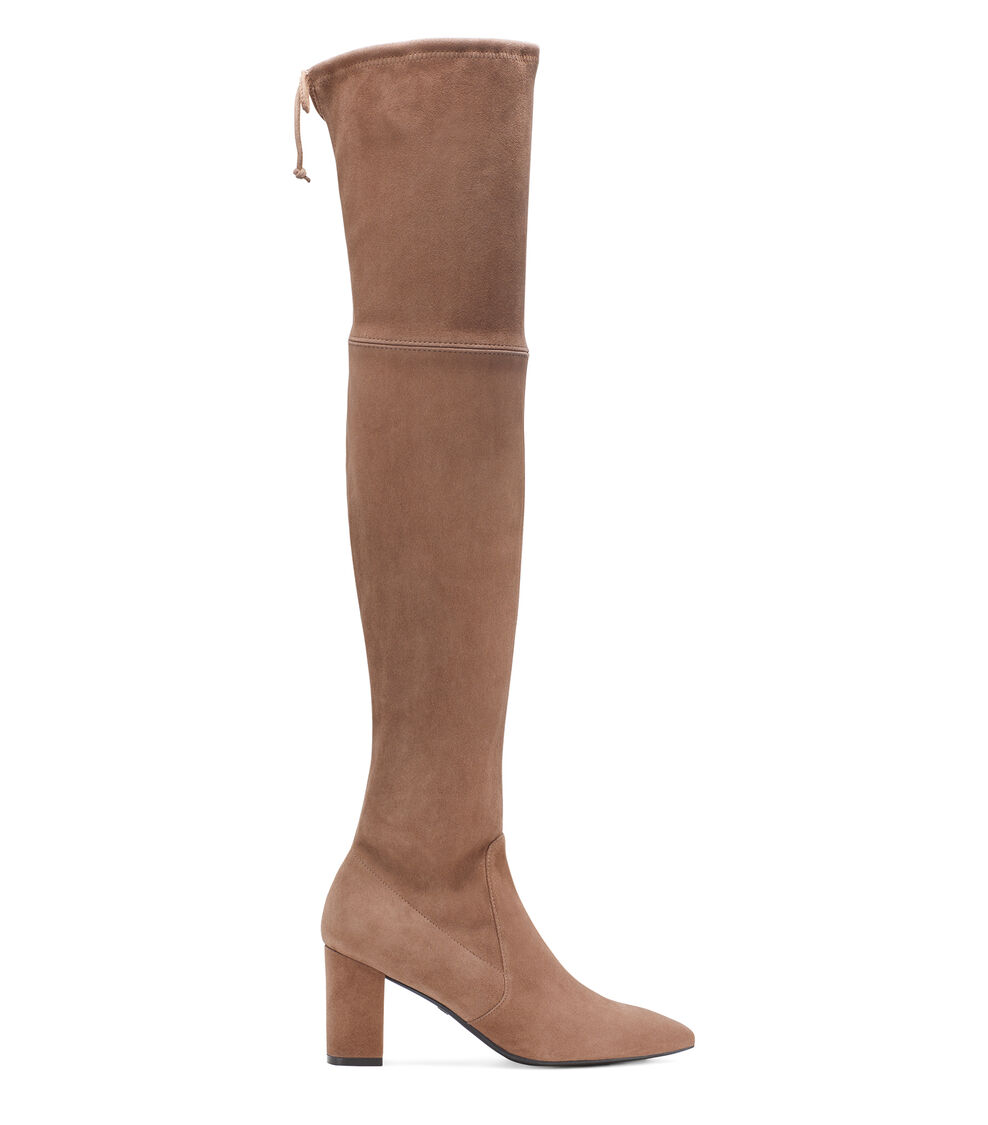 Stuart Weitzman LESLEY 75 TAUPE S4011SUSTAU