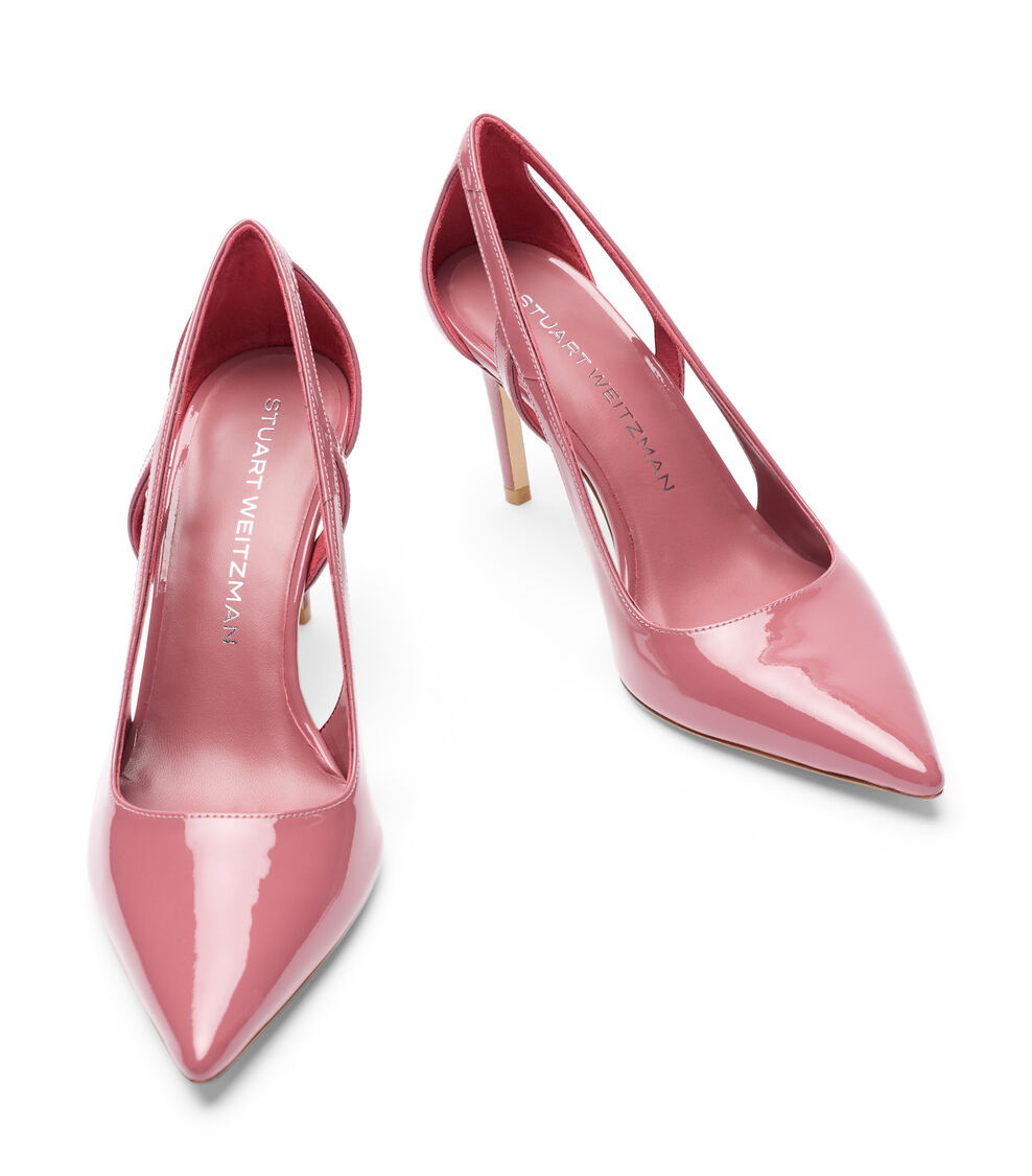 Stuart Weitzman STUART POWER CUTOUT 85 DUSTY BERRY SM482PATYGT
