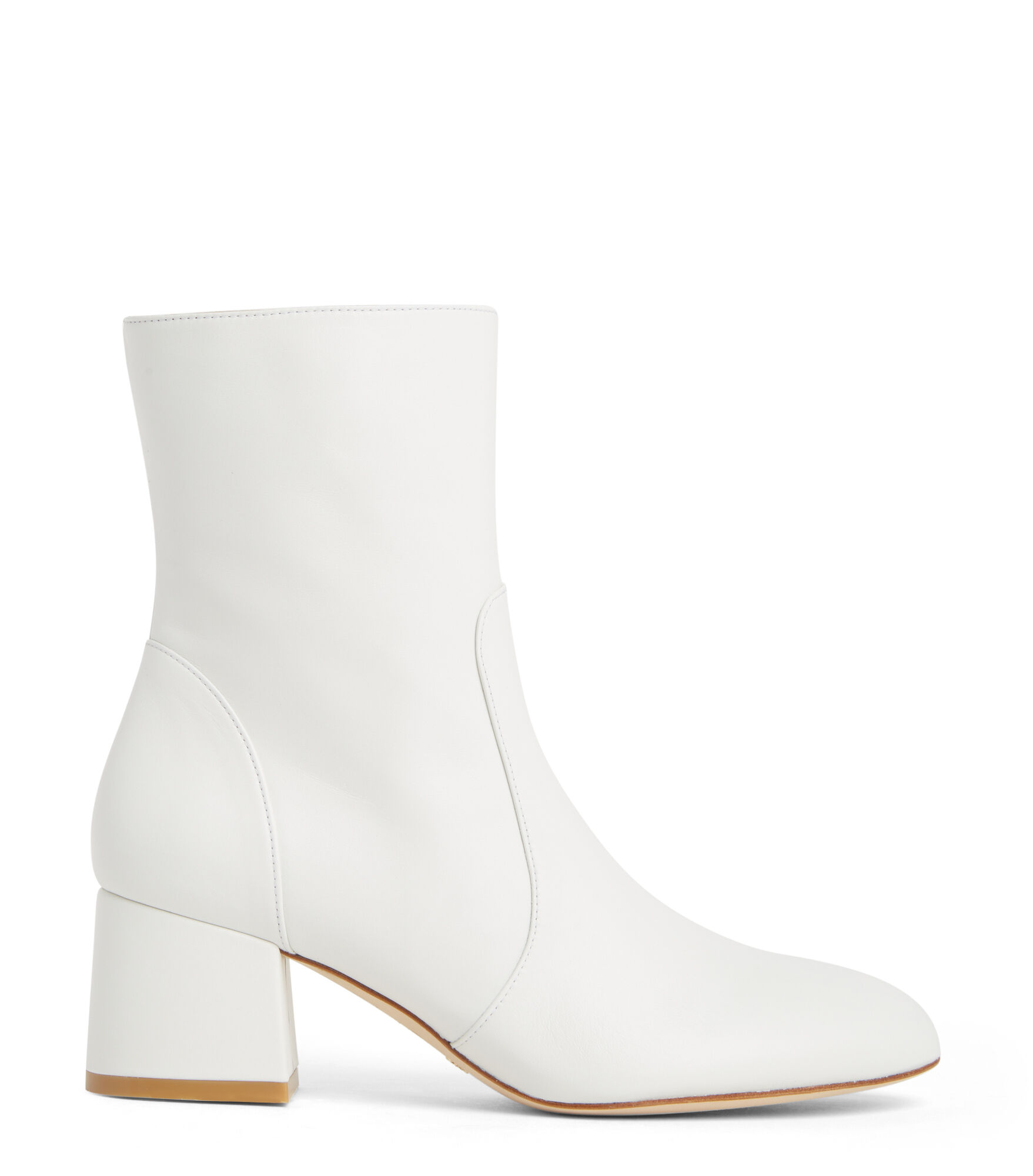 Stuart weitzman outlet white bootie