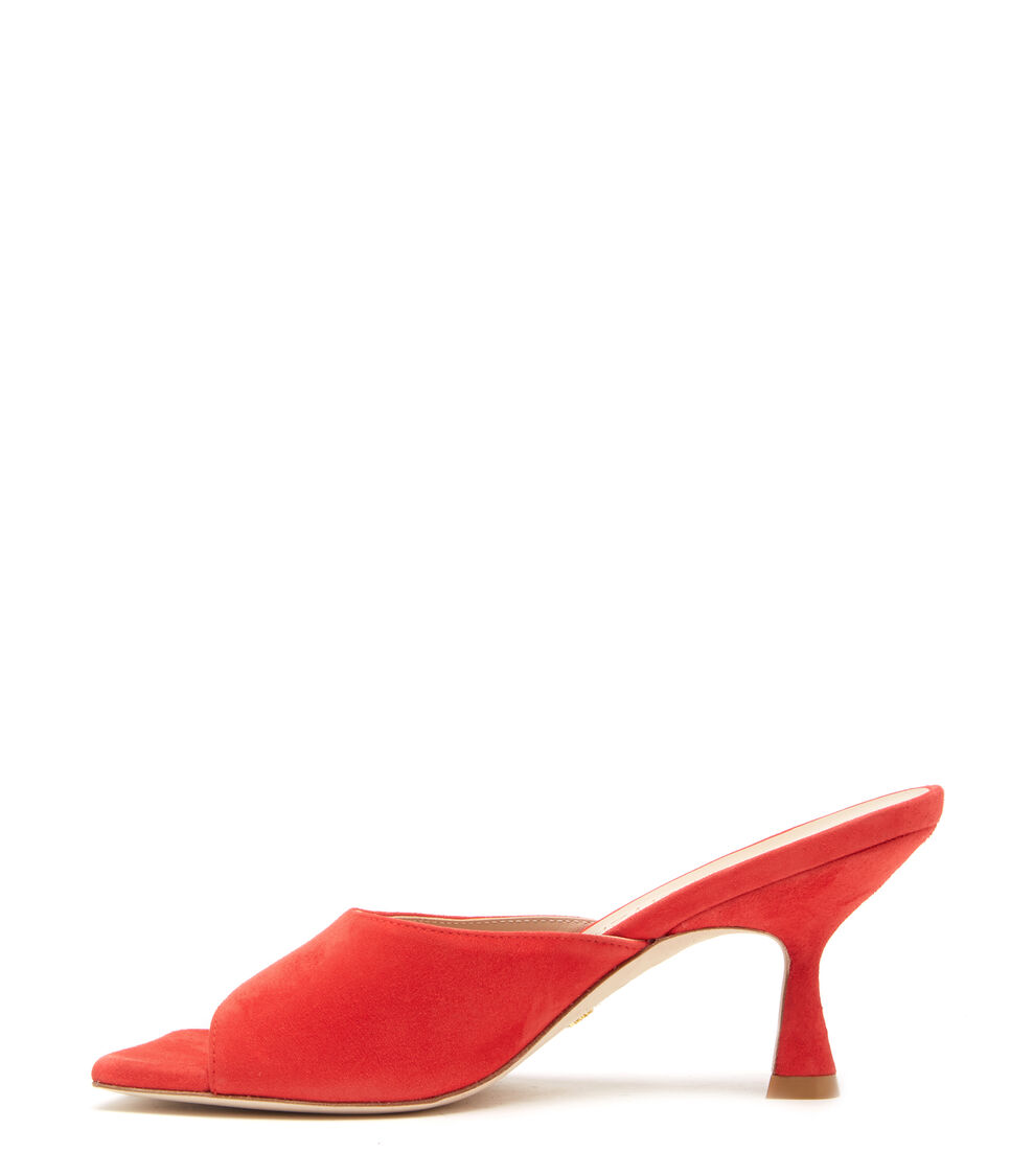 Stuart Weitzman TIA 75 SANDAL CORAL S6974SUECRL