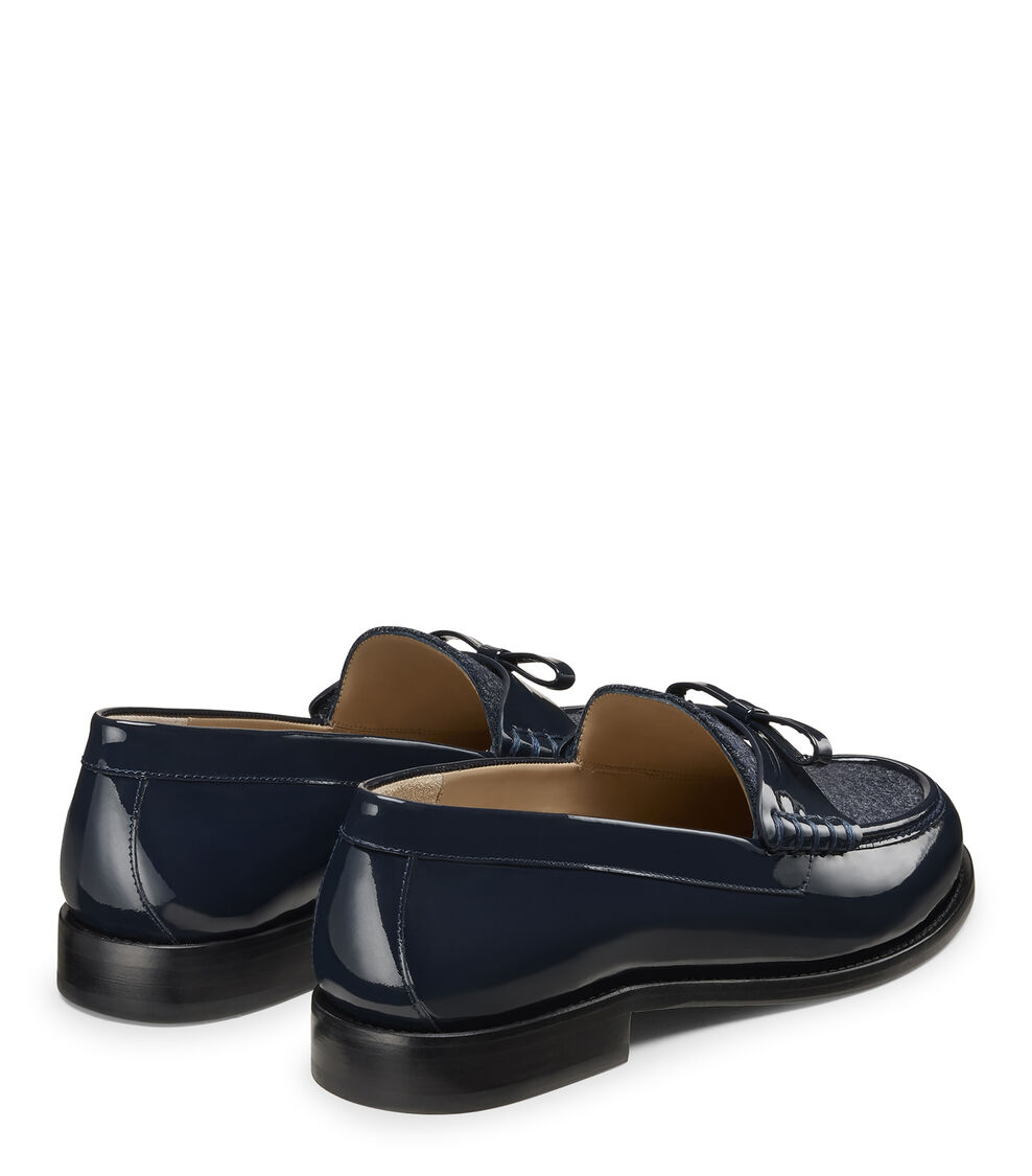 Stuart Weitzman LOTTIE BOW LOAFER NICE BLUE SM338FTLN6G