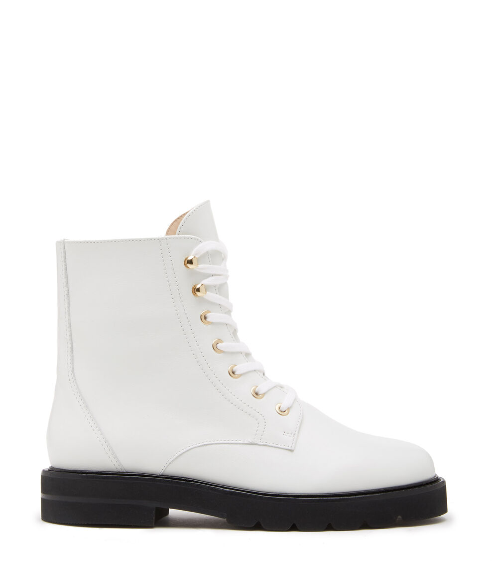 Stuart Weitzman MILA LIFT BOOTIE WEISS S0409CHIWHT