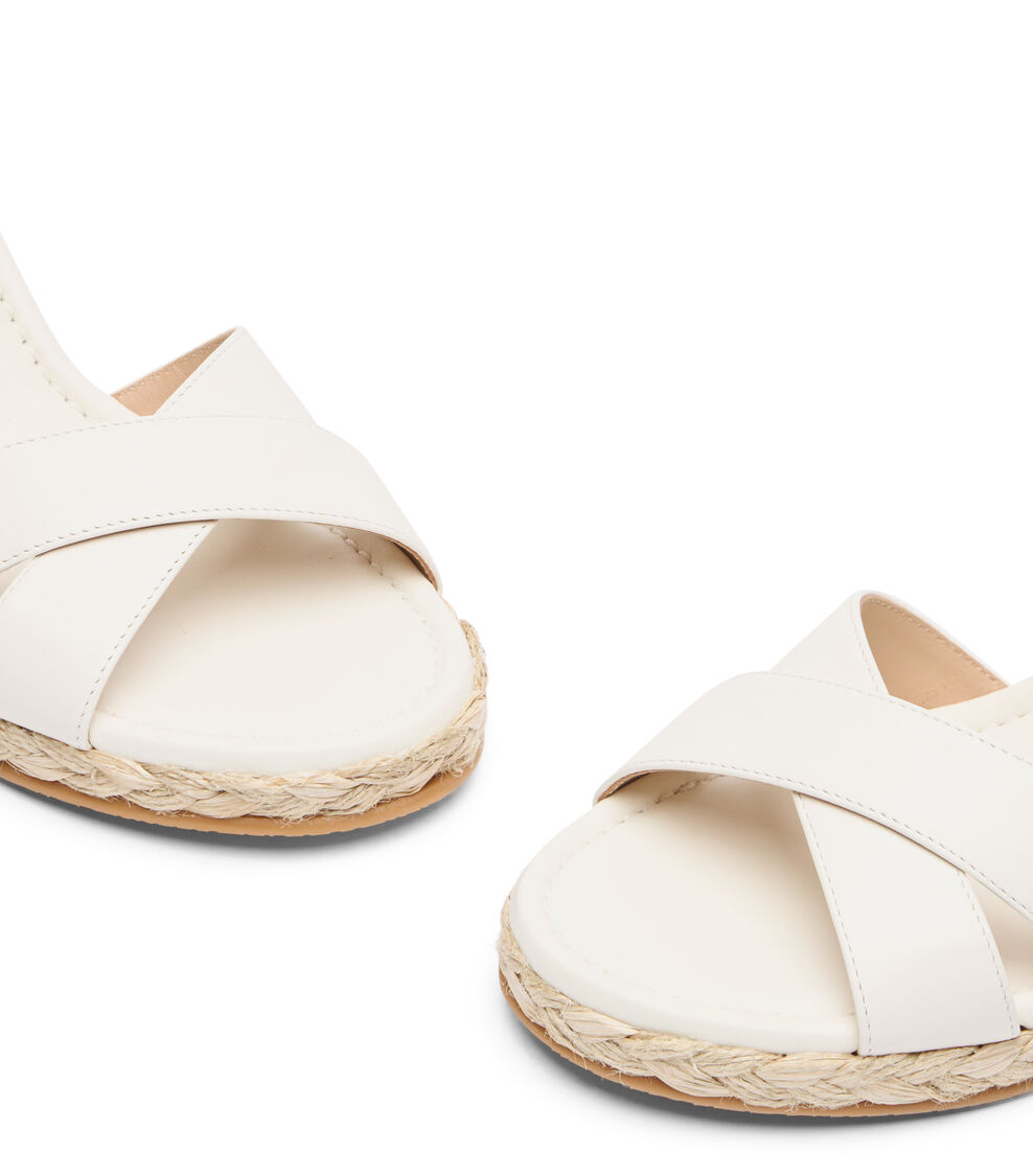 Stuart Weitzman DAYNA ESPADRILLE WEDGE CREAM/NATURAL SK730STJQ2X