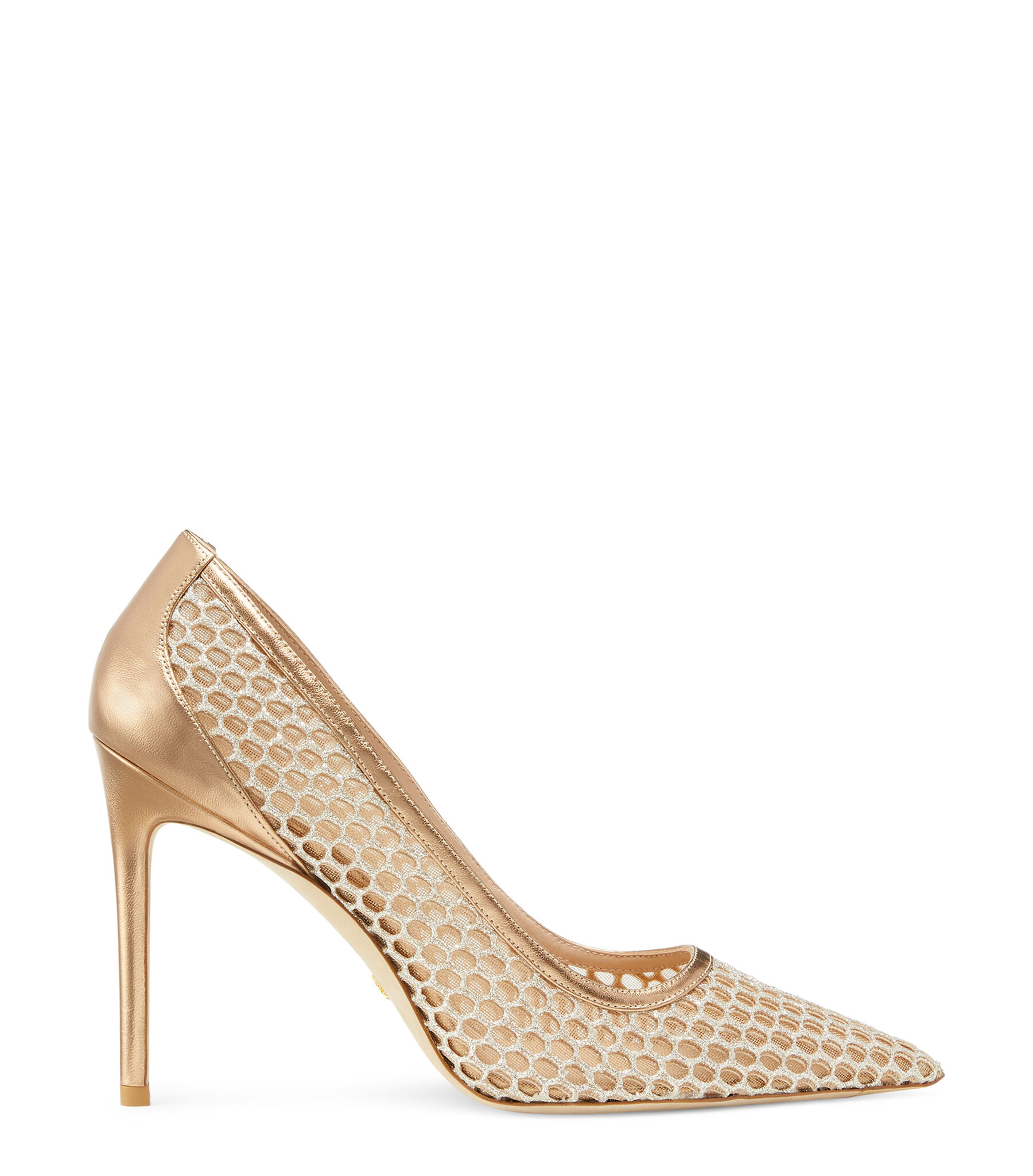 Stuart weitzman best sale gold shoes