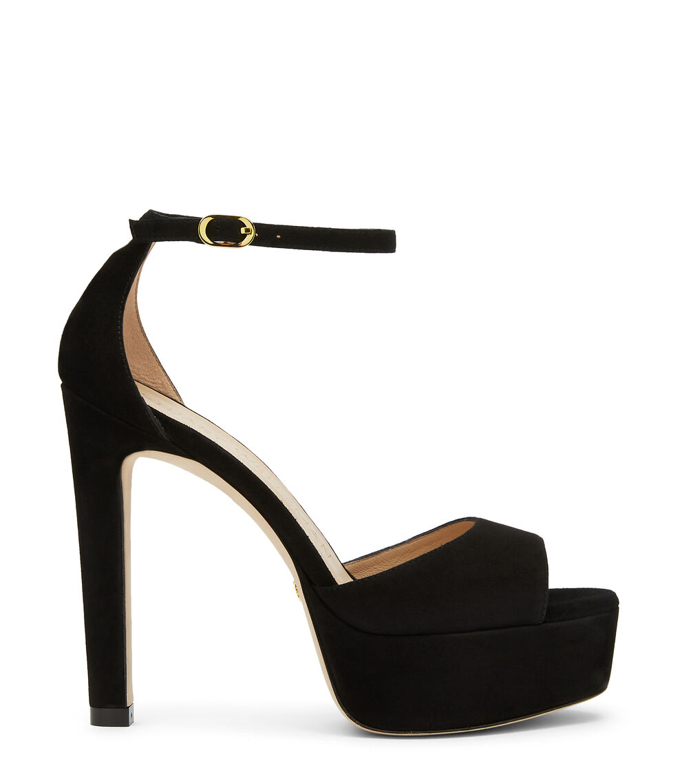 Stuart Weitzman DISCOPLATFORM SANDAL NEGRO SA579SUEBLK