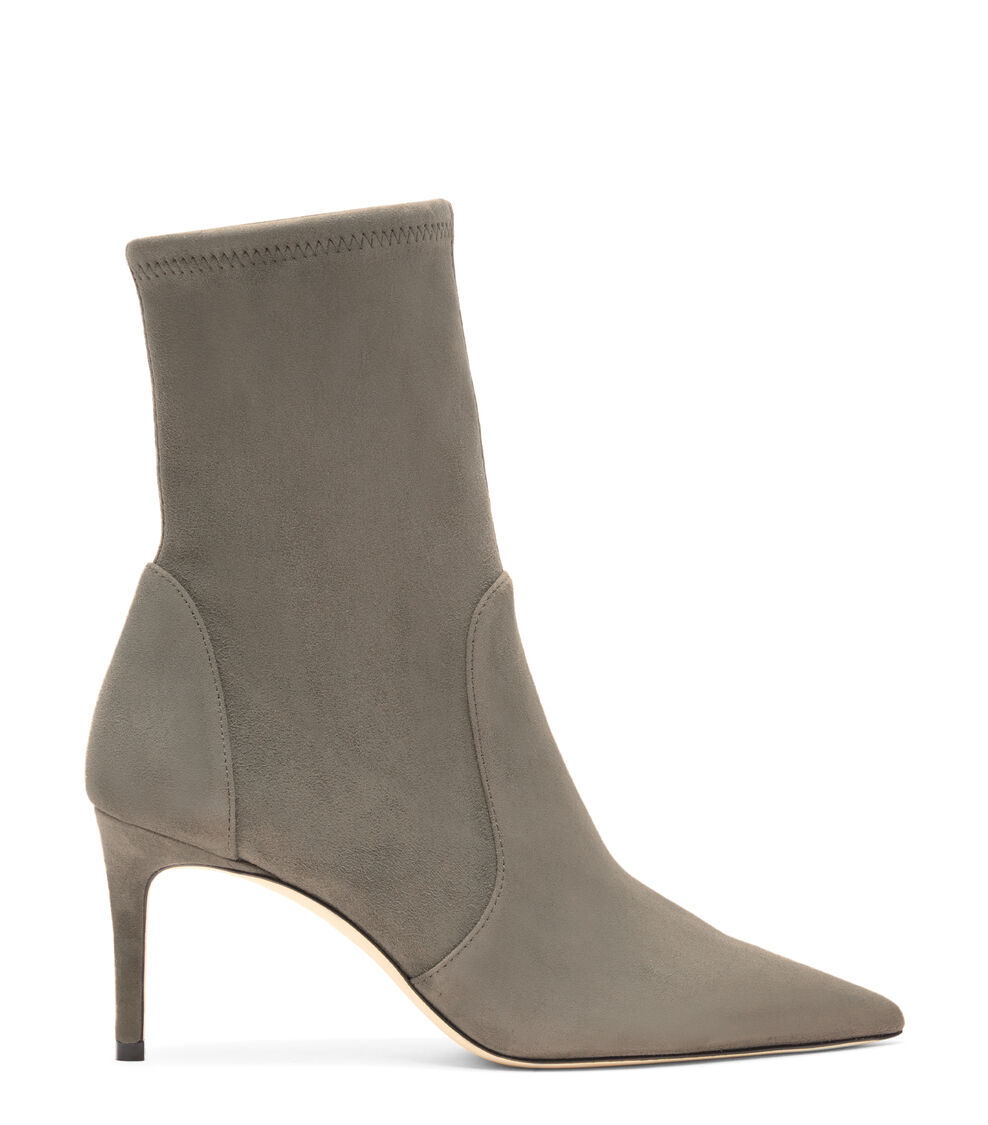 Stuart Weitzman STUART POWER BOOTIE 75 SMOKEY TAUPE SJ973SUSY6R