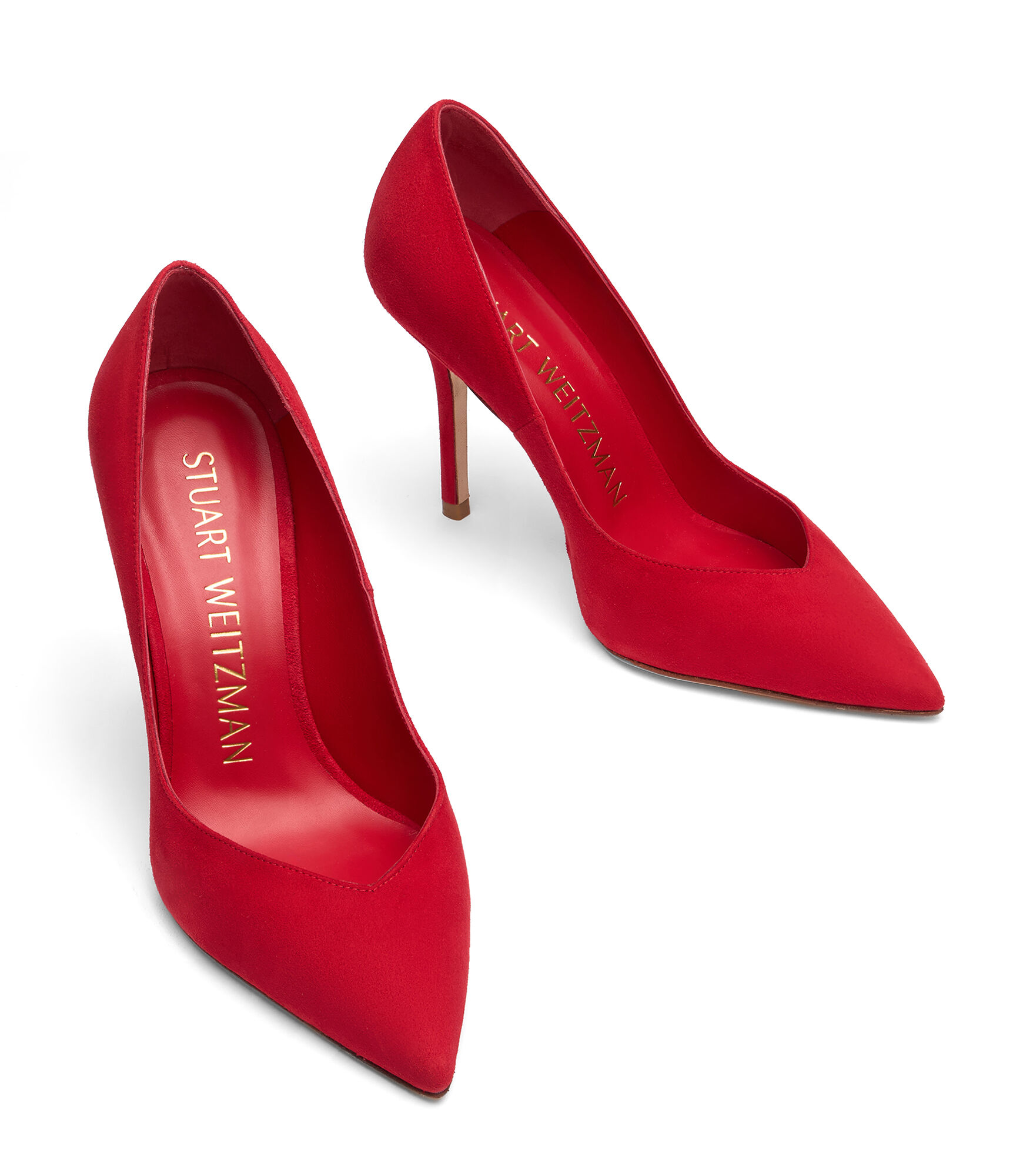 Stuart weitzman red pumps 2025