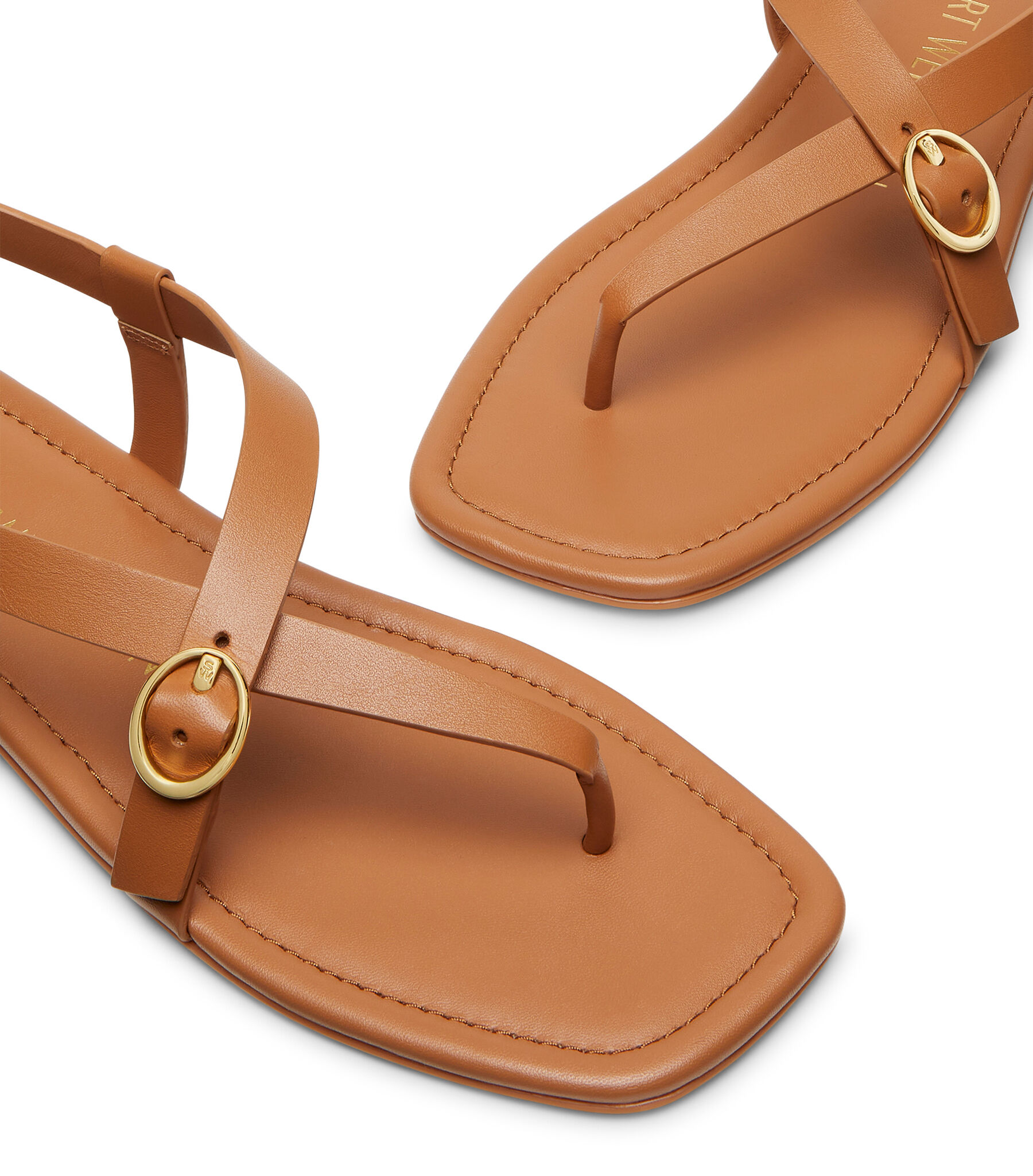 Stuart weitzman sandbar leather sandals new arrivals