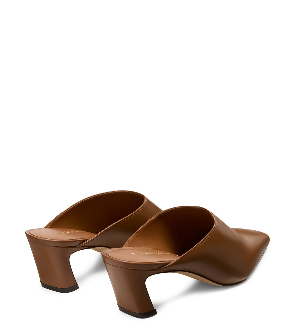 Stuart Weitzman STASSI MULE 50 TOASTED ALMOND SN061DSNQPI