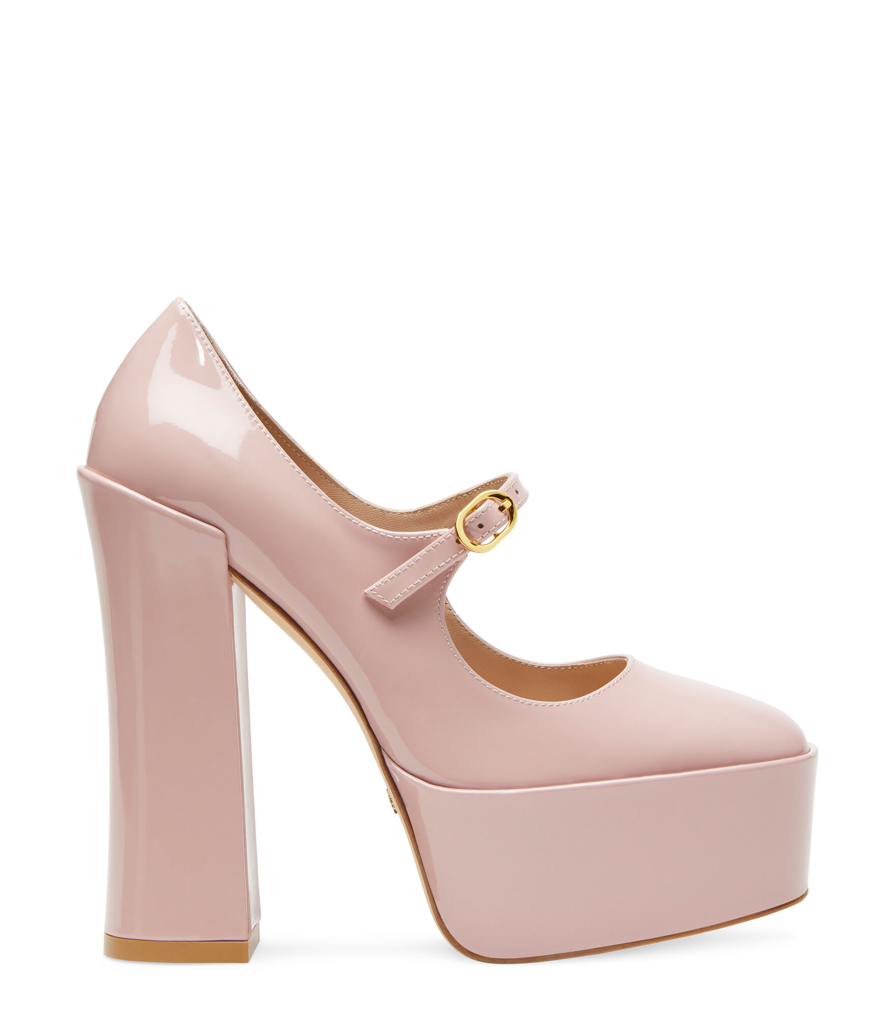 SKYHIGH 145 MARY JANE PLATFORM PUMP , Last chance, , CUIR VERNI - Stuart Weitzman - Modalova