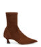 Stuart Weitzman VINNIE BOOTIE 50 DEEP COFFEE SM577SUSXDQ