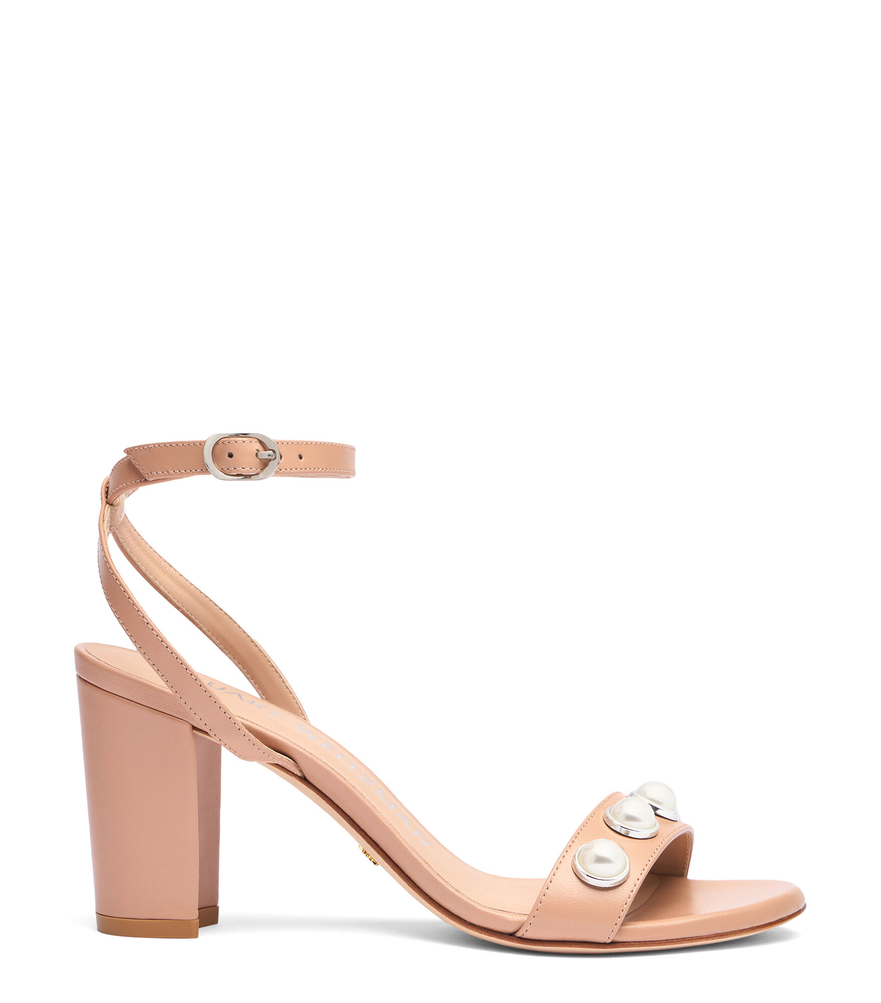Stuart weitzman partly block heel sandals best sale