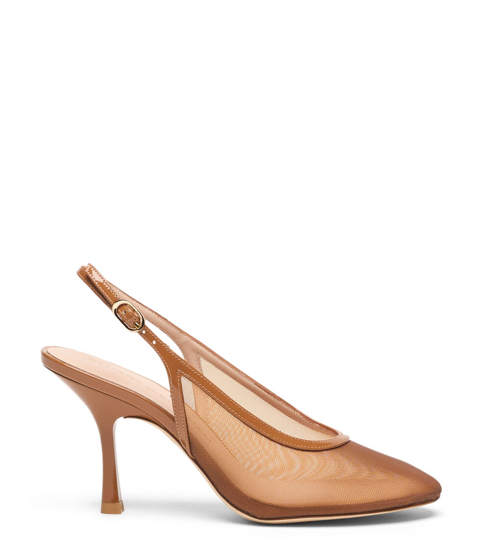 Stuart Weitzman BAREITALL SLINGBACK 85 BOHO TAN SN773MHGYVY