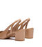 Stuart Weitzman SLEEK 50 SLINGBACK ADOBE/BLACK SF964SCPQ5J