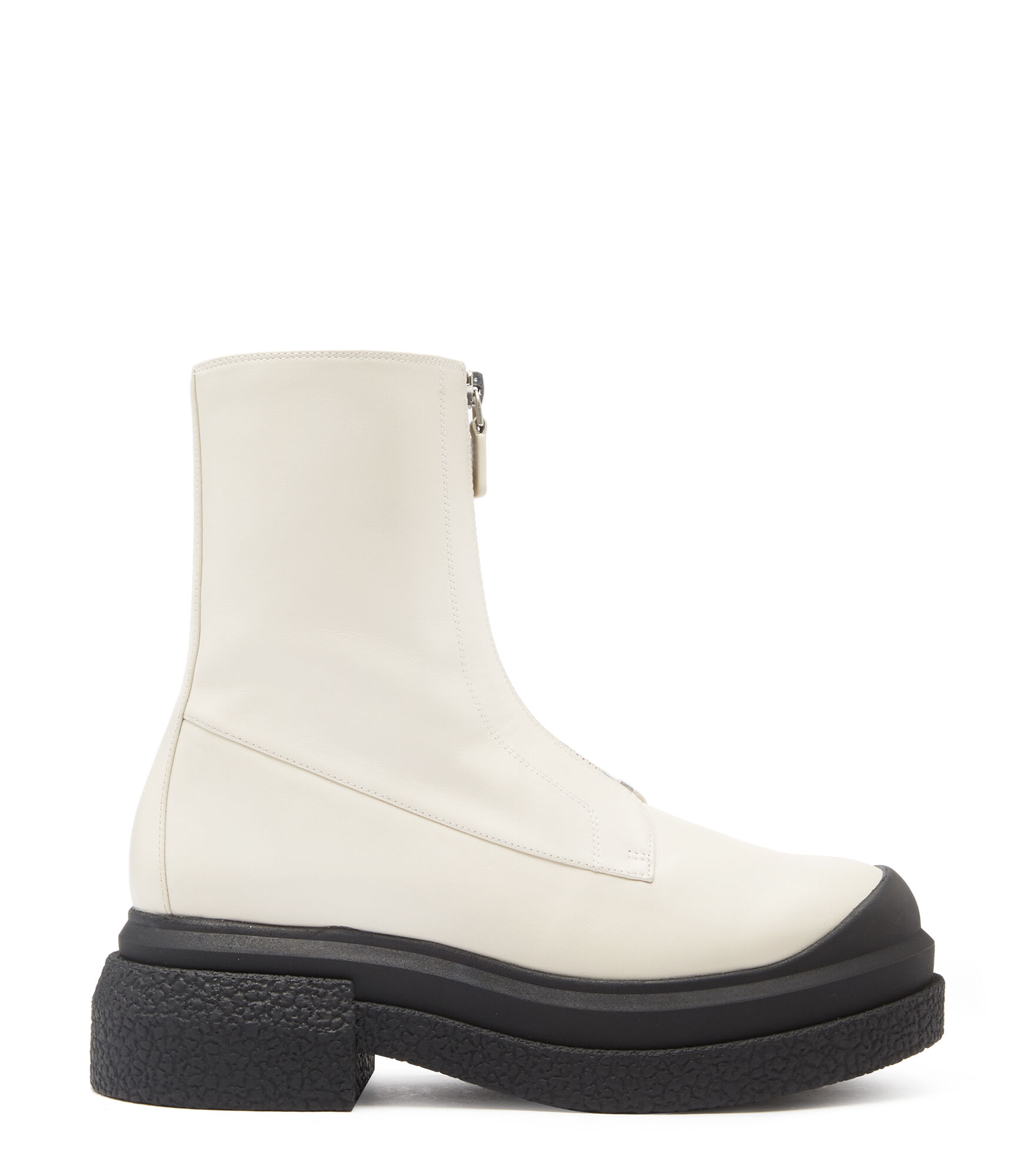 CHARLI ZIP SPORTLIFT BOOTIE in WHITE for Women Stuart Weitzman