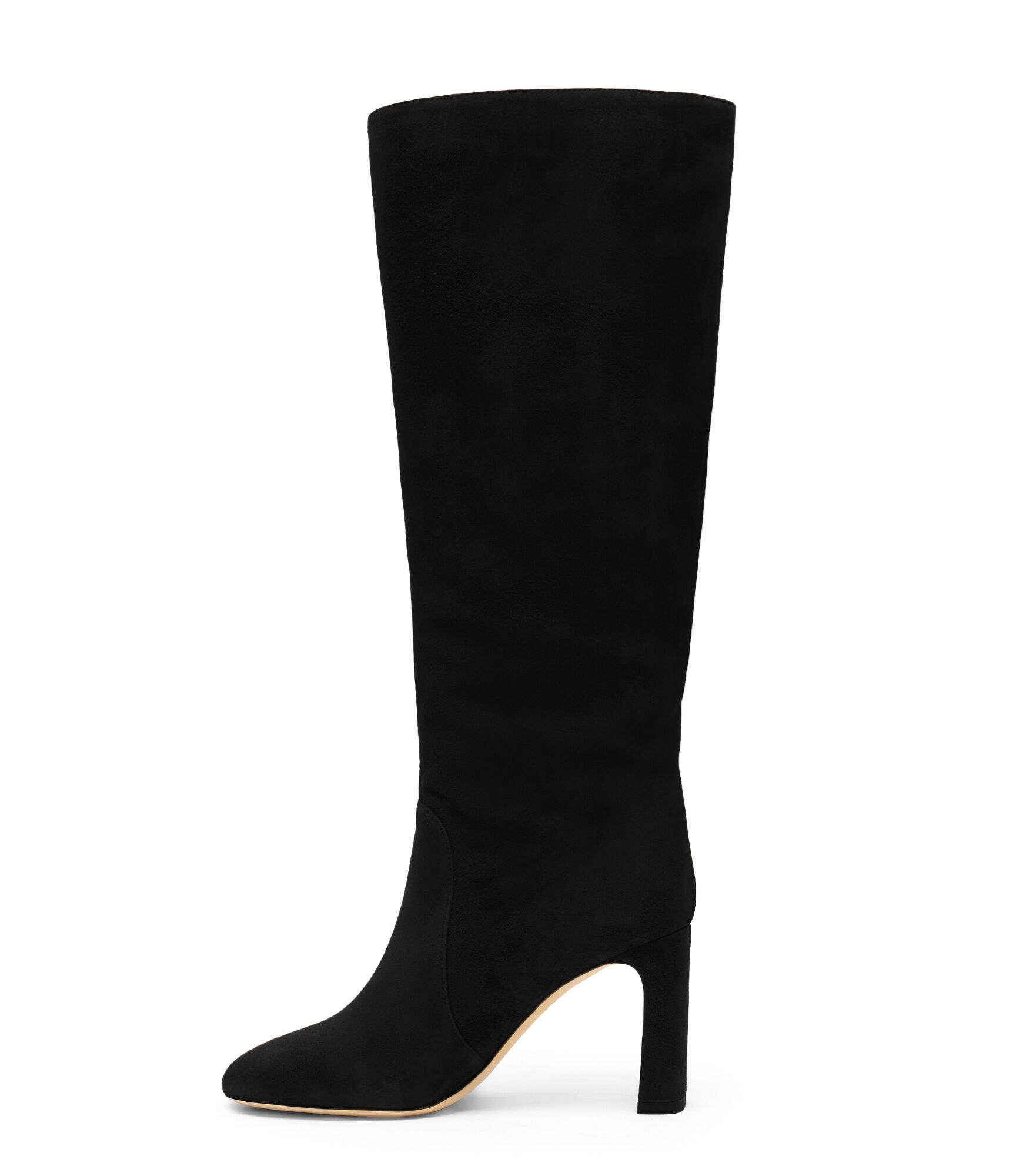 パンプス STUART WEITZMAN Black Nappa Leather Babette Boots BABETTE TUBO BOOT 85 in BLACK for Women | Stuart Weitzman®